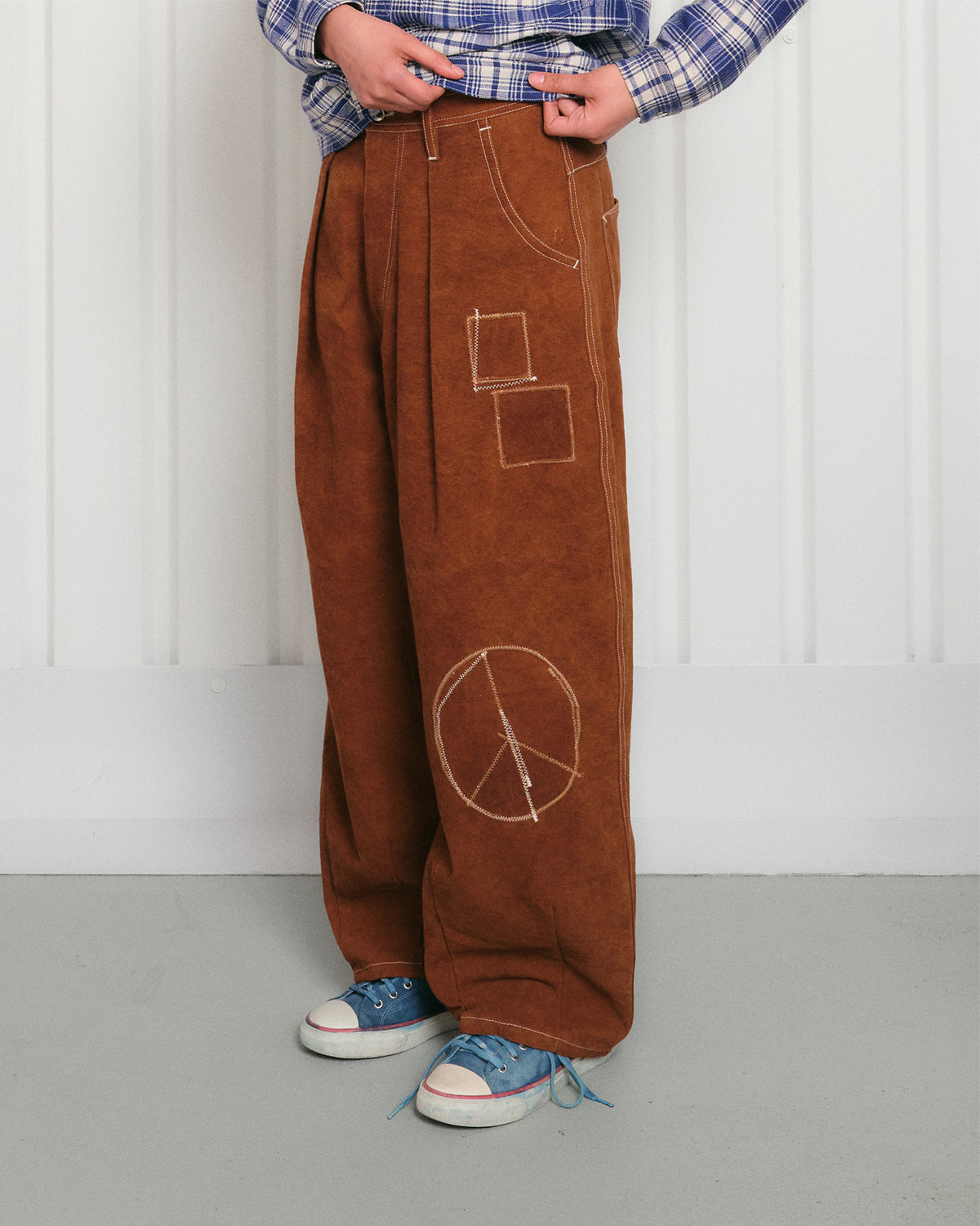 Lush Pants - Brown Zig Zag – Story mfg.