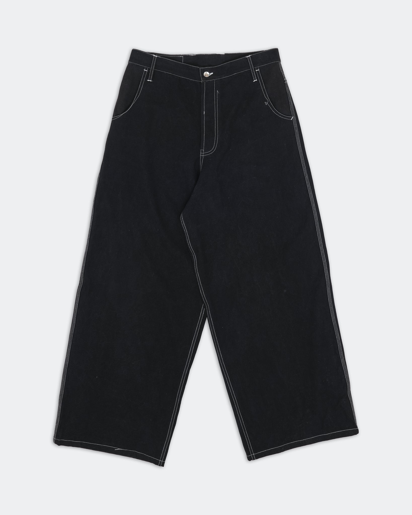 Home Pants - Black Wonky-Wear