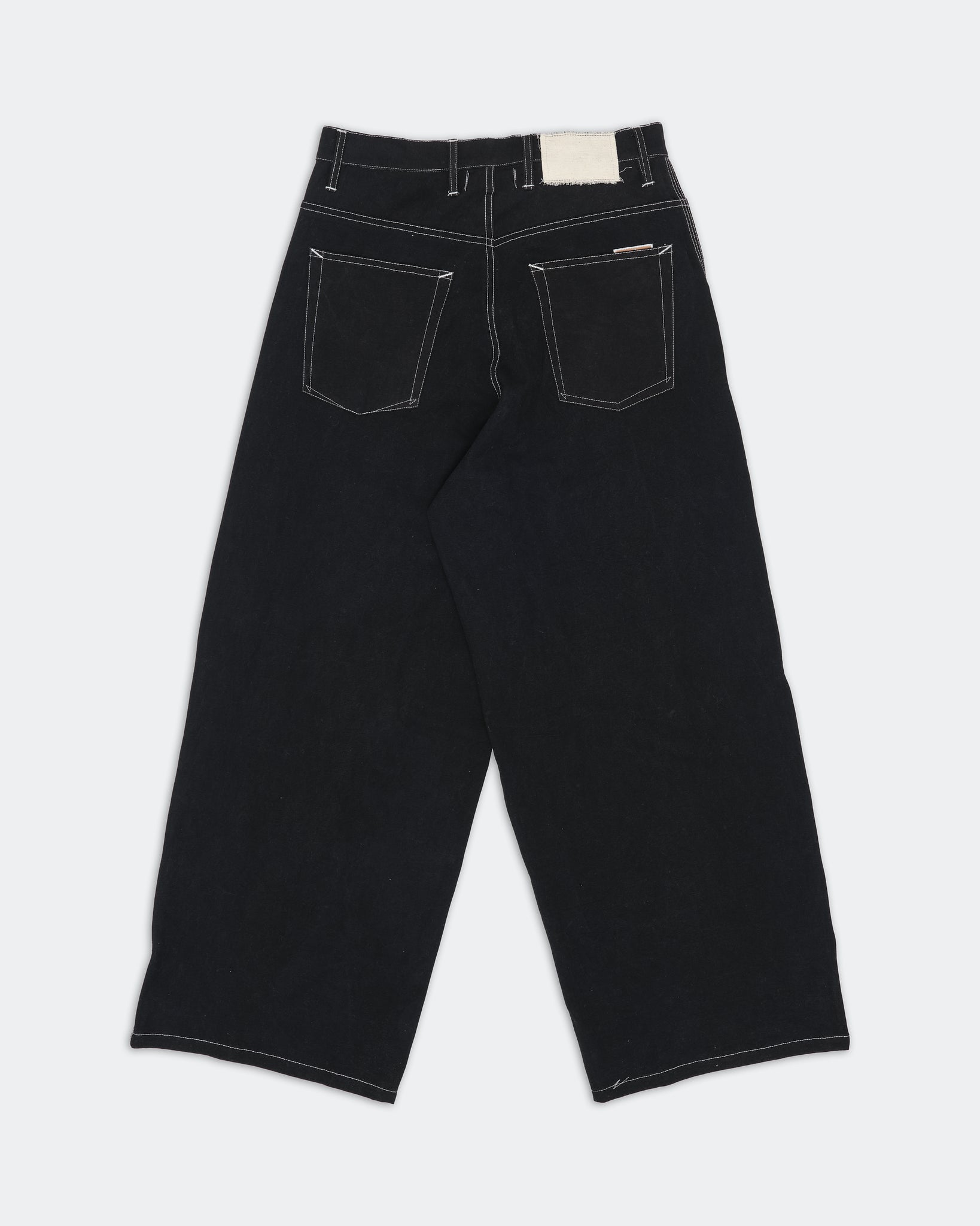 Home Pants - Black Wonky-Wear