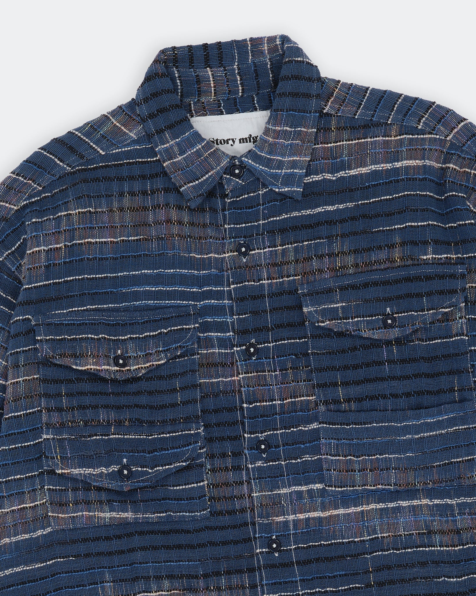 Harvest Shirt - Indigo Handloom
