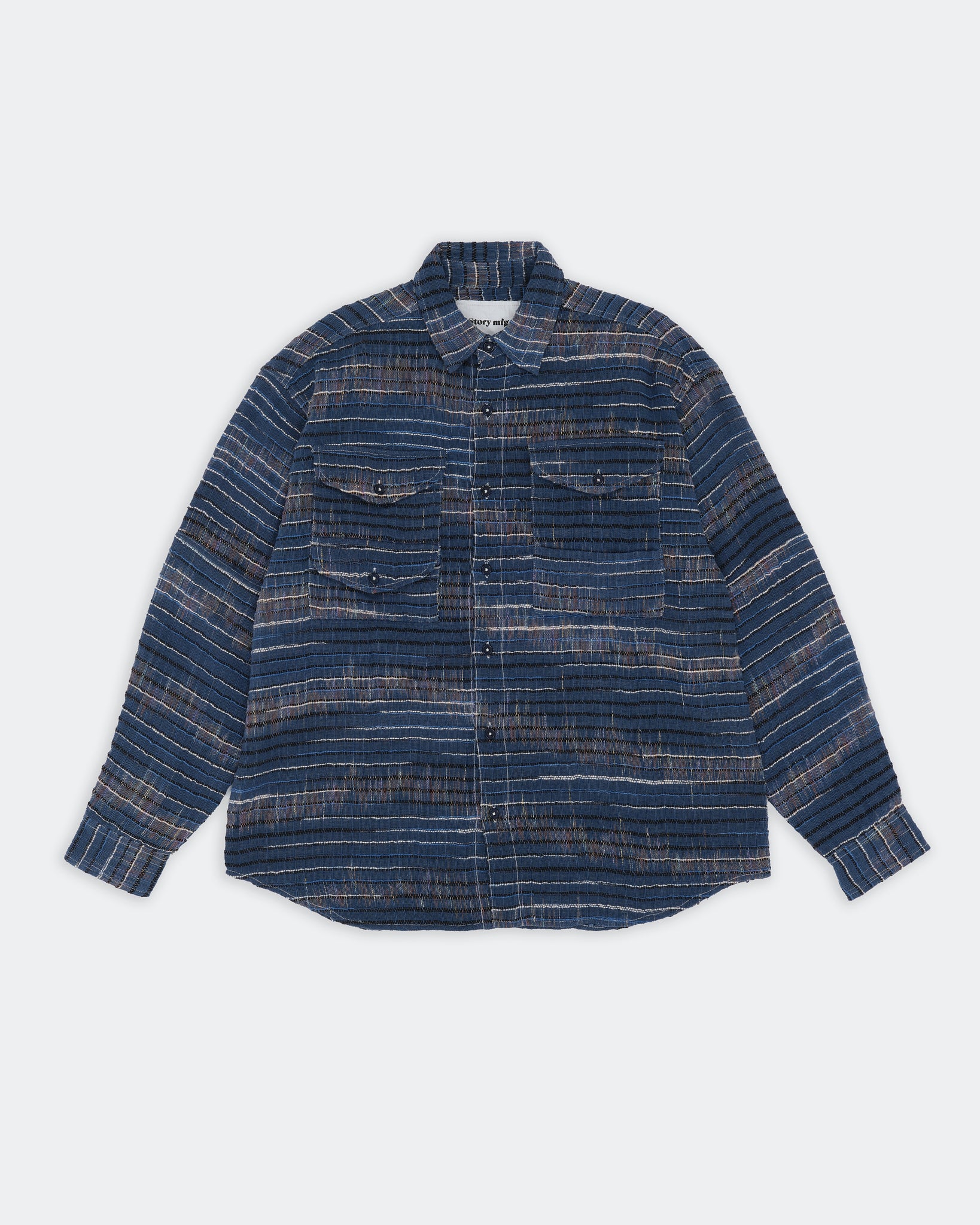 Harvest Shirt - Indigo Handloom