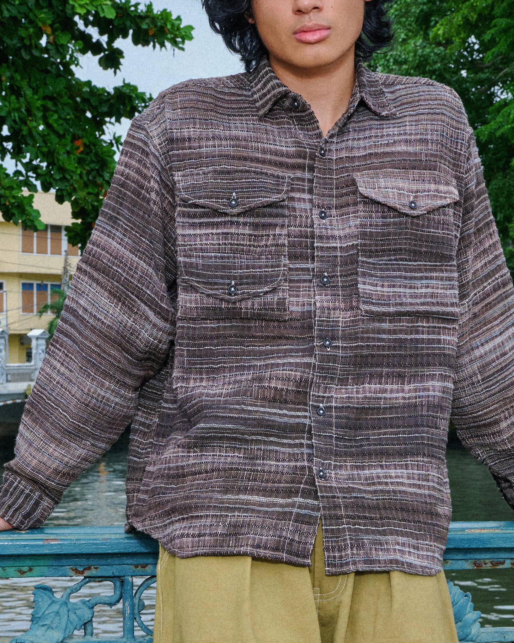 Harvest Shirt - Grey Handloom