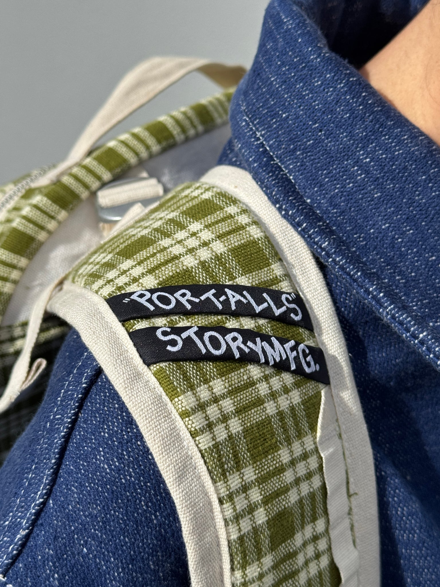 Boulder Backpack - Moss Check Handloom
