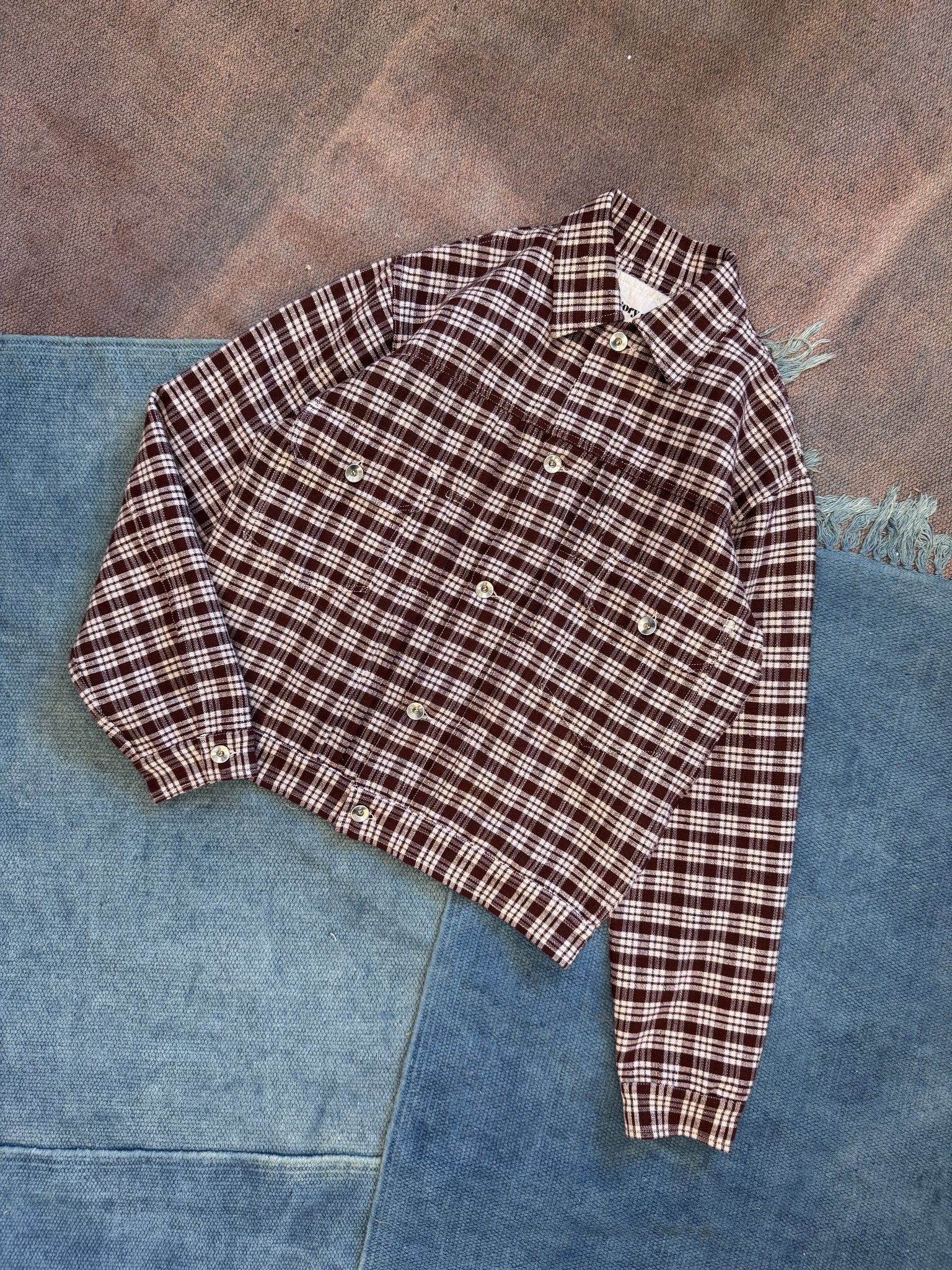 Tuesday Jacket - Wood Check Handloom
