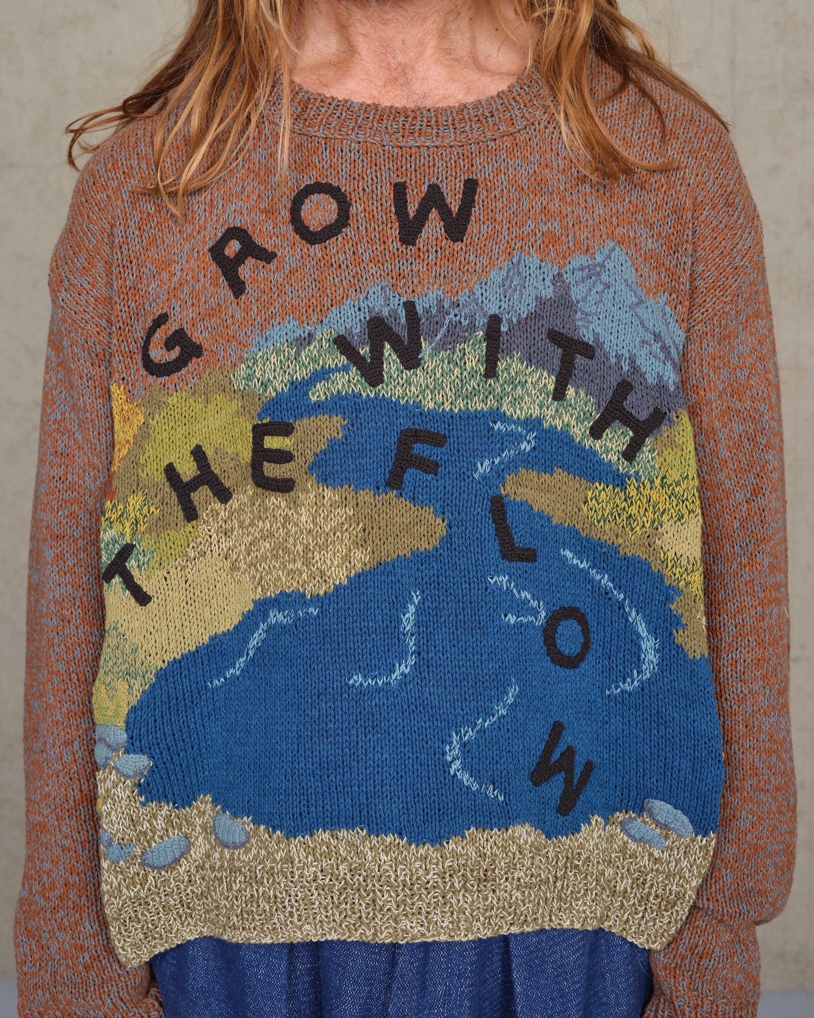 Piper Knit Jumper - Brown Grow With The Flow