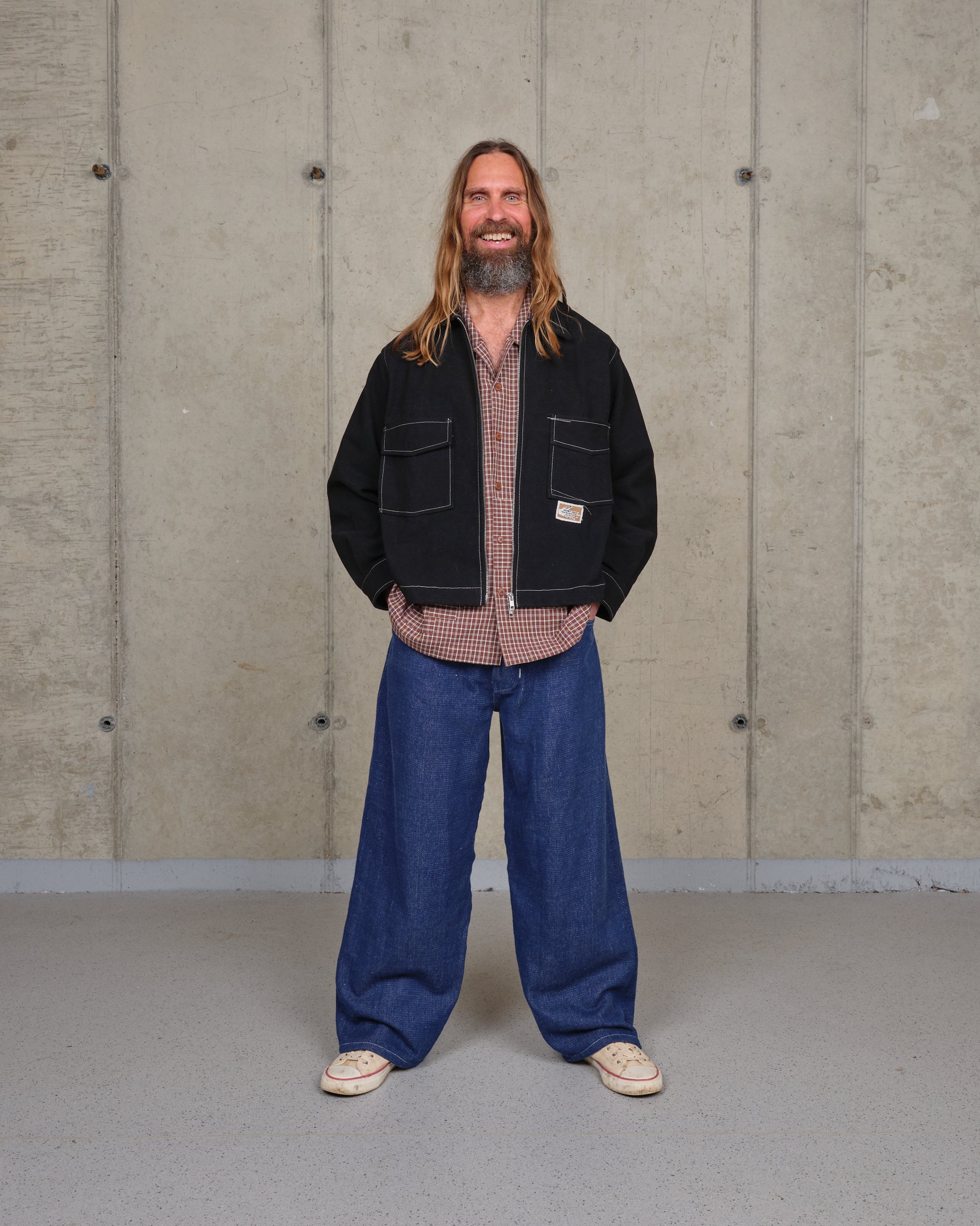 555 Jacket - Black Wonky-Wear – Story mfg.