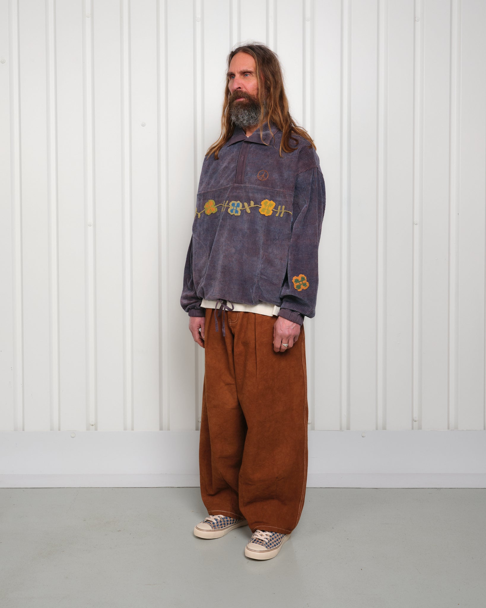Polite Pullover - Purple Corduroy – Story mfg.