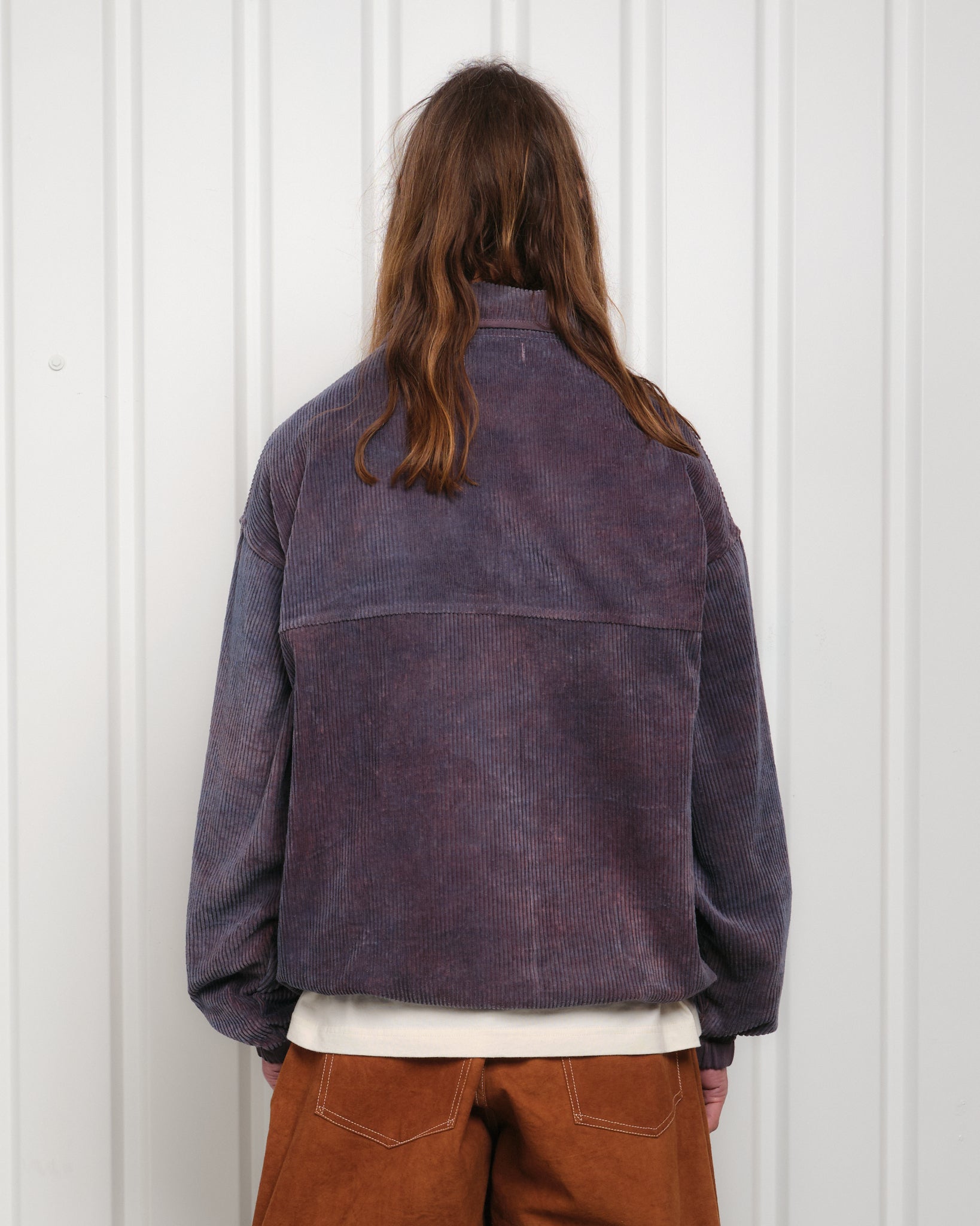 Polite Pullover - Purple Corduroy – Story mfg.