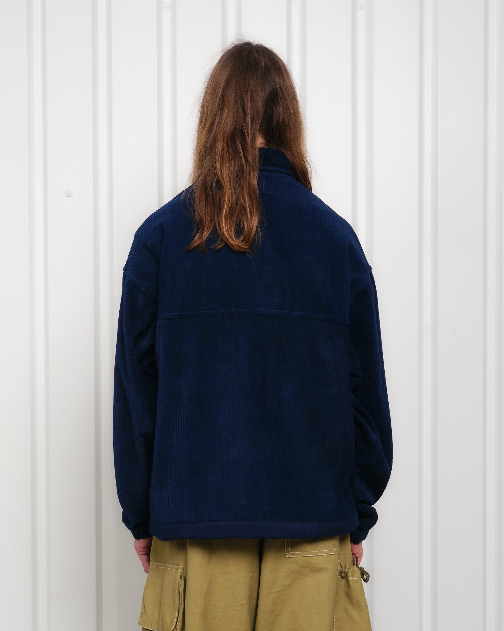 Polite Pullover - Indigo Corduroy – Story mfg.
