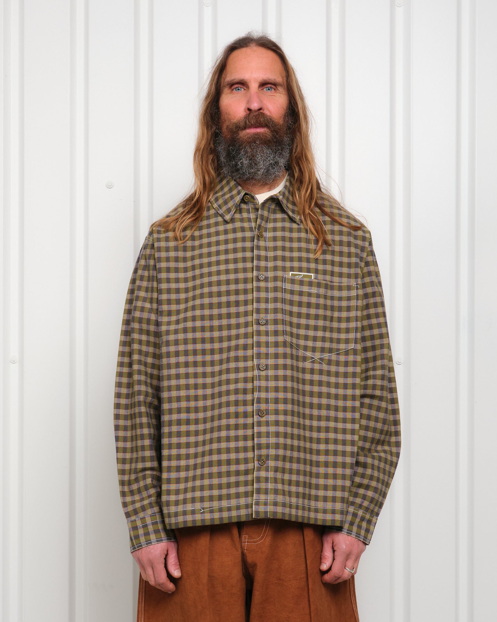 Bracken Shirt - Coach Check Wonky-Wear – Story mfg.