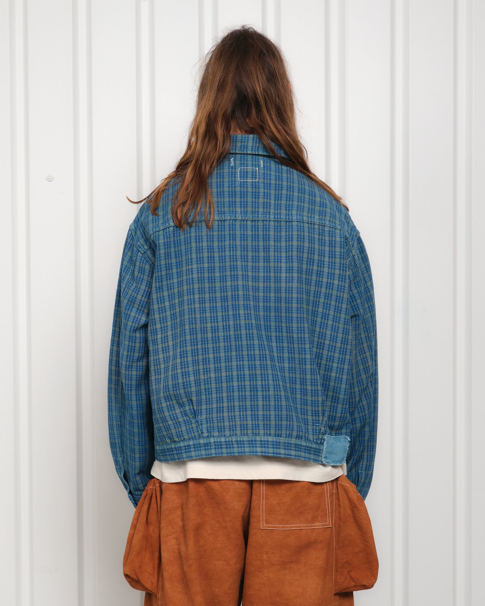 Sundae Jacket - Indigo Mud Check – Story mfg.
