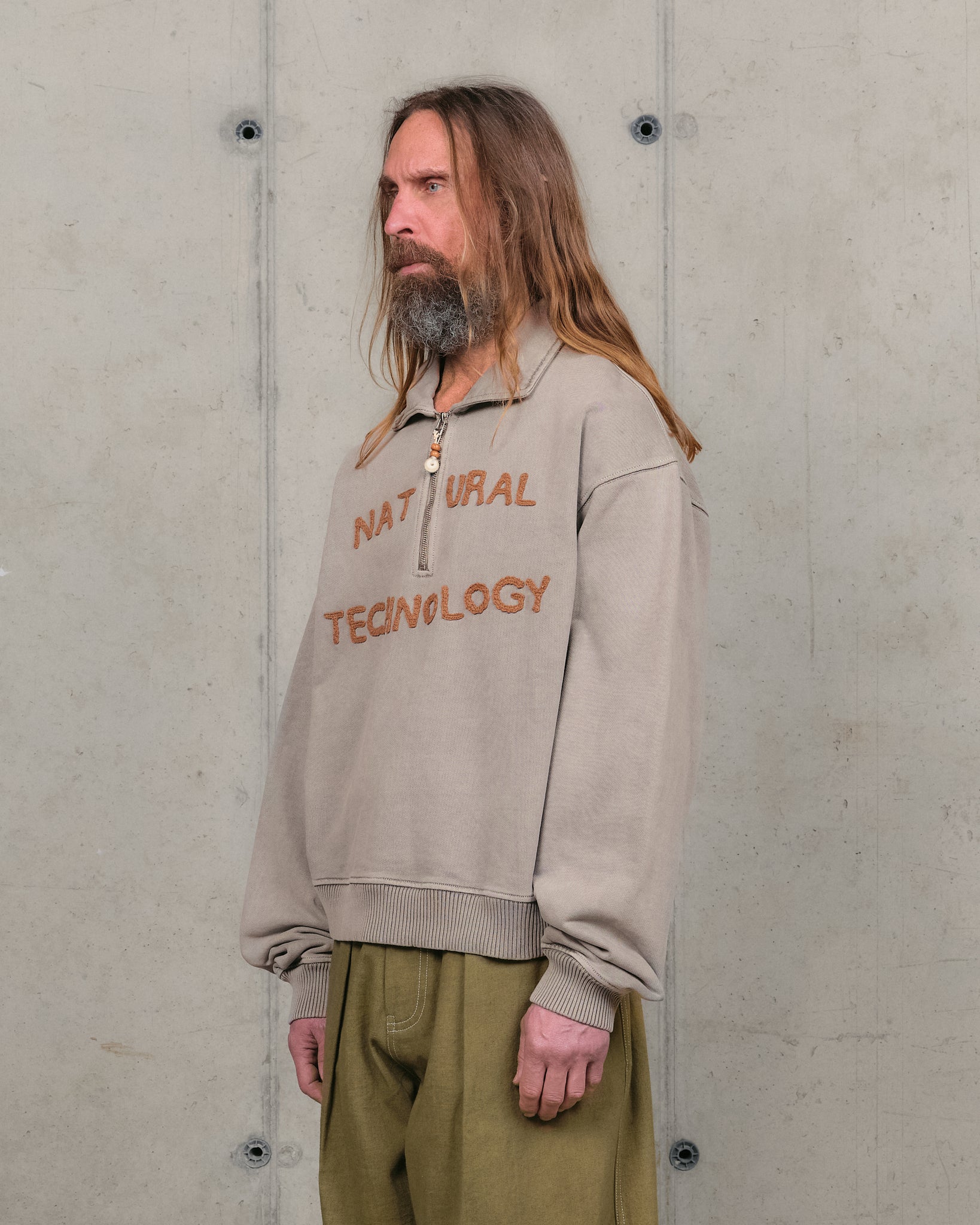 Geo Pullover - Grey