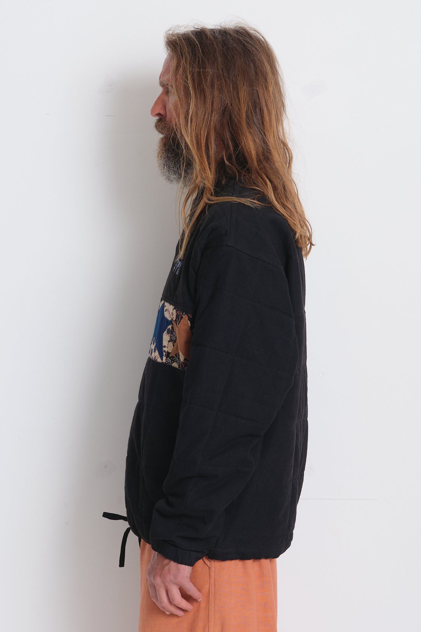 Polite Pullover - Black Star Scraps Patchwork
