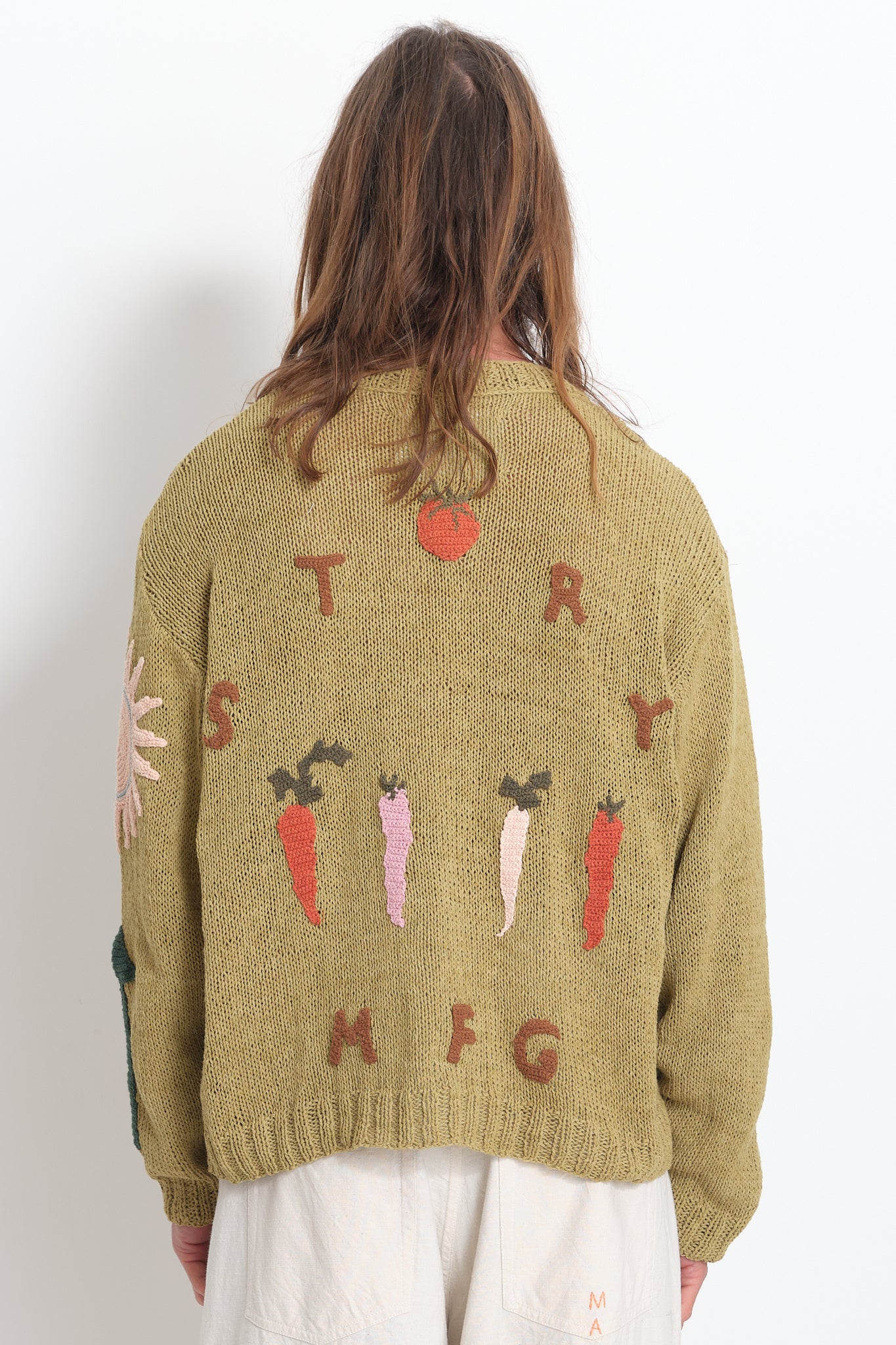 Twinsun Cardigan - Sage Carrots