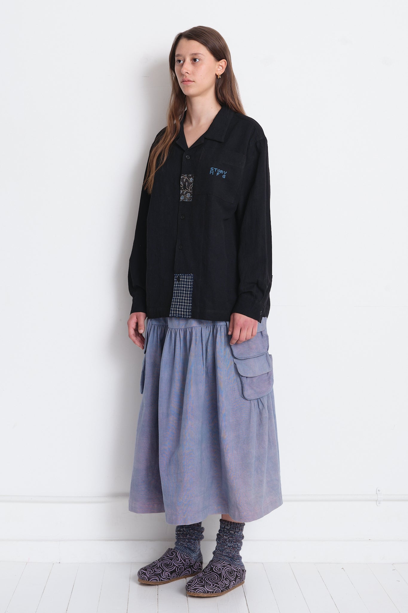 Greetings Shirt LS  - Black Scarecrow