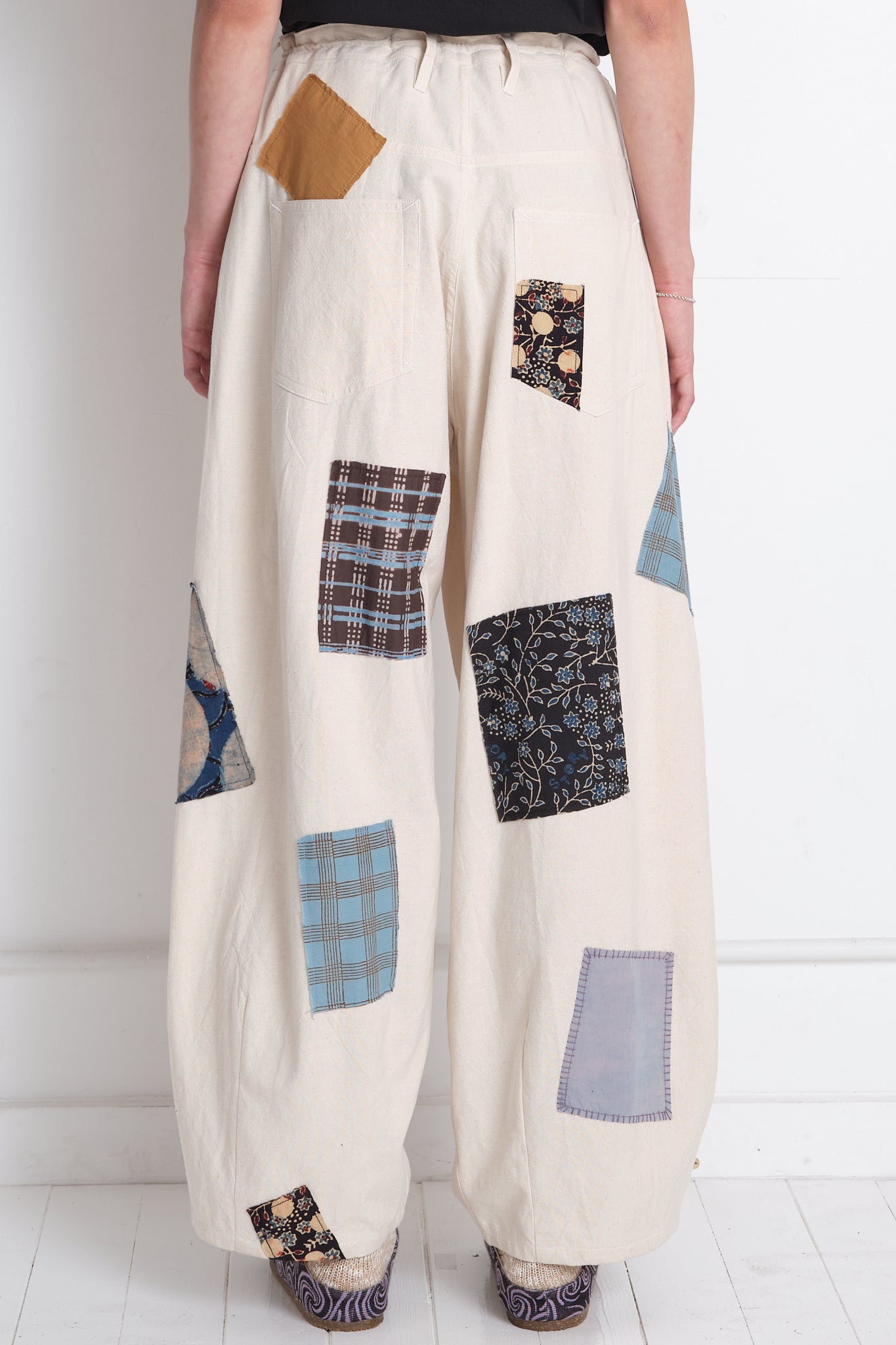 Lush Pants  - Ecru Scatter Patch