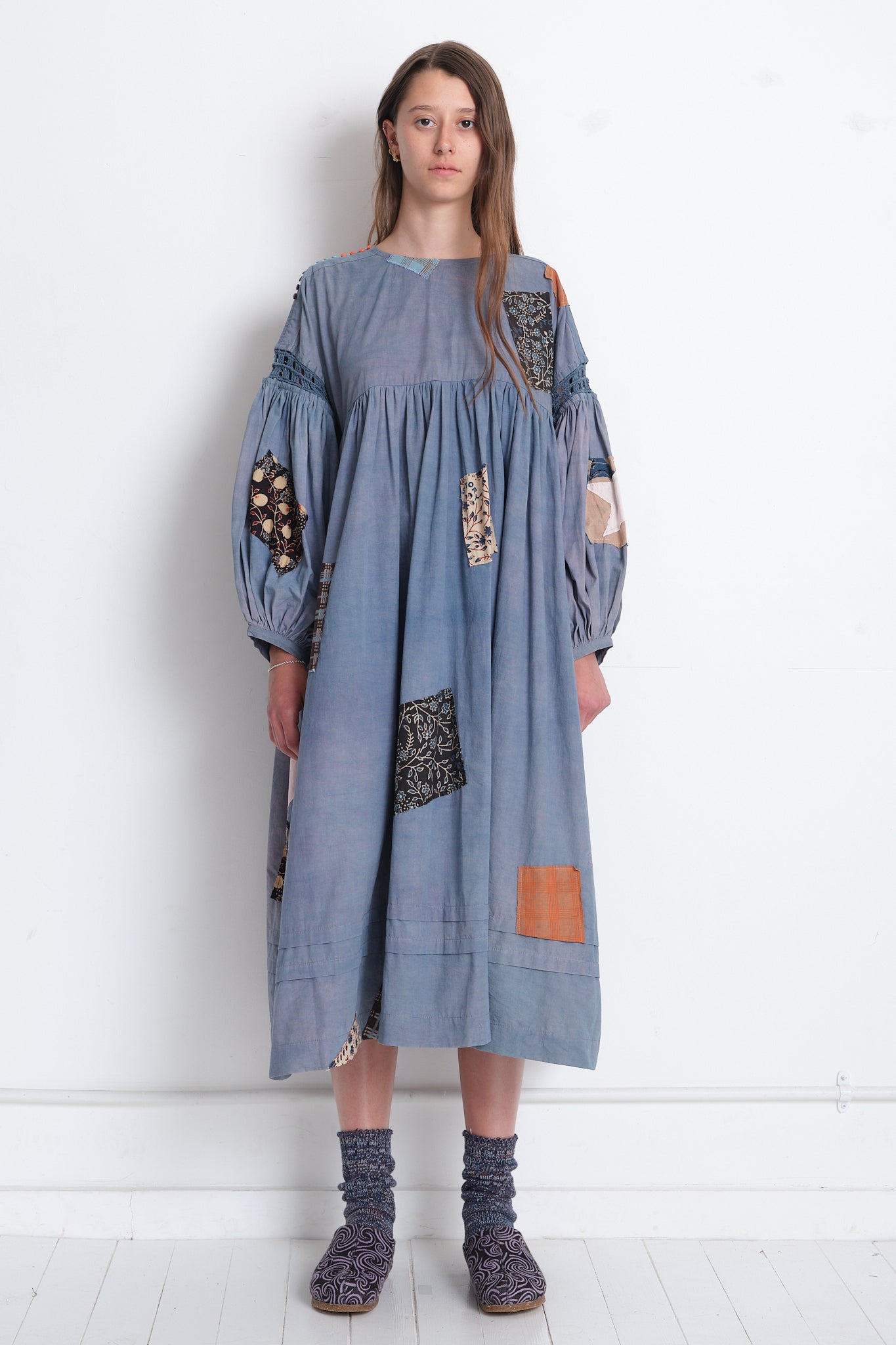 Mon Dress  - Purple Scatter Patch