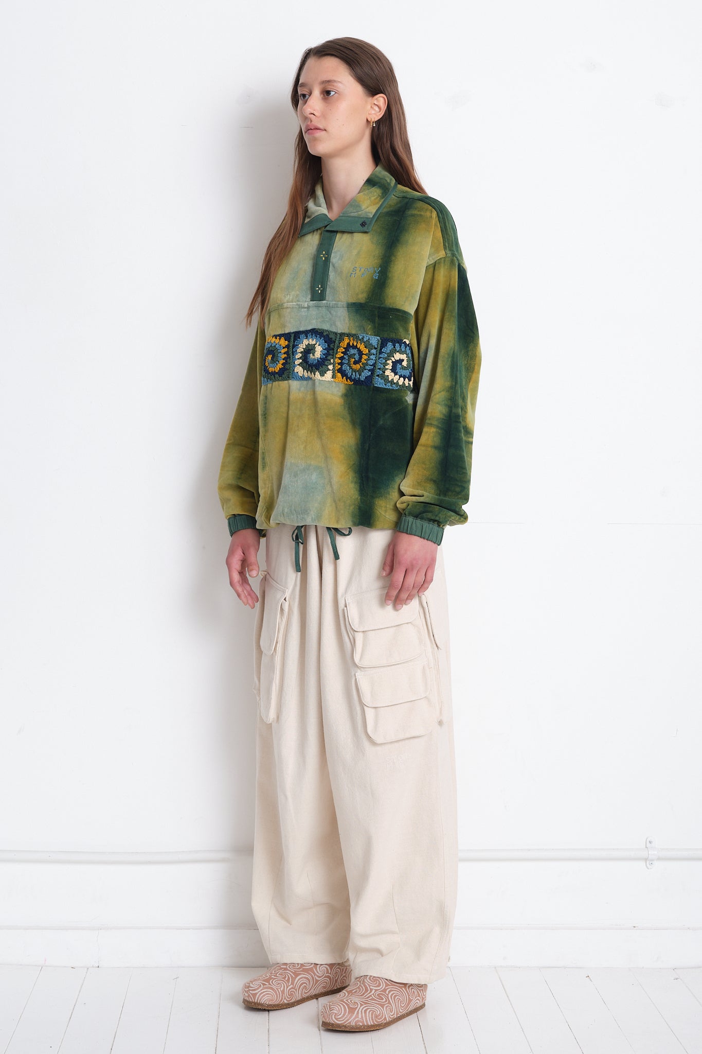 Polite Pullover - Grass Clamp Velvet