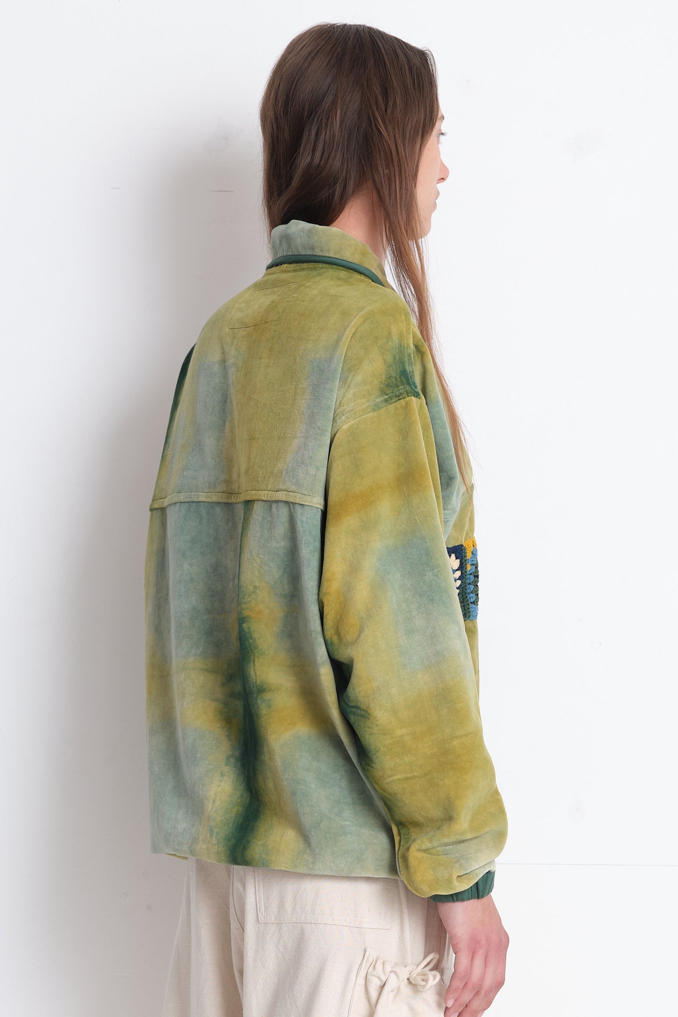 Polite Pullover - Grass Clamp Velvet