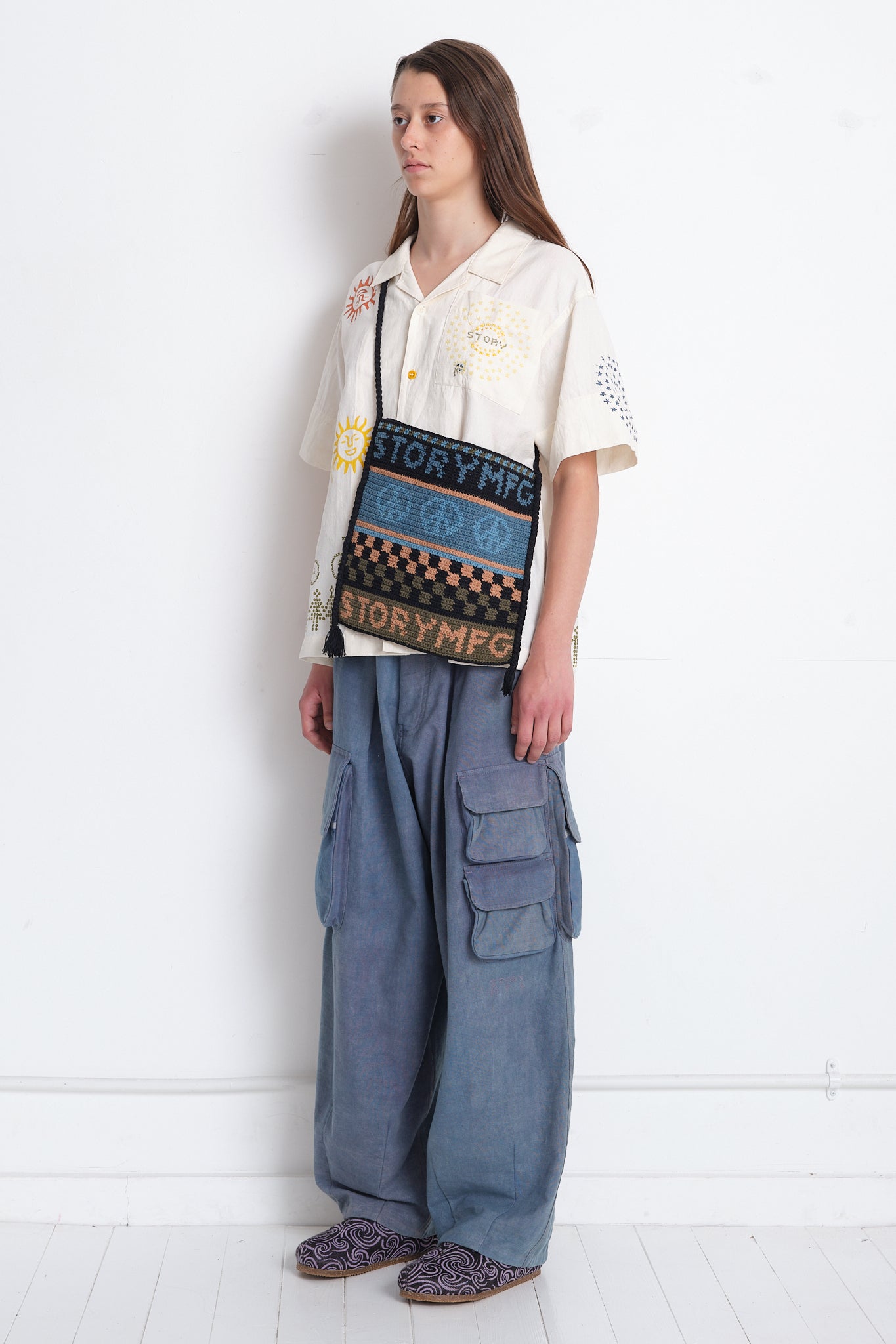 Forager Pants - Purple Slub