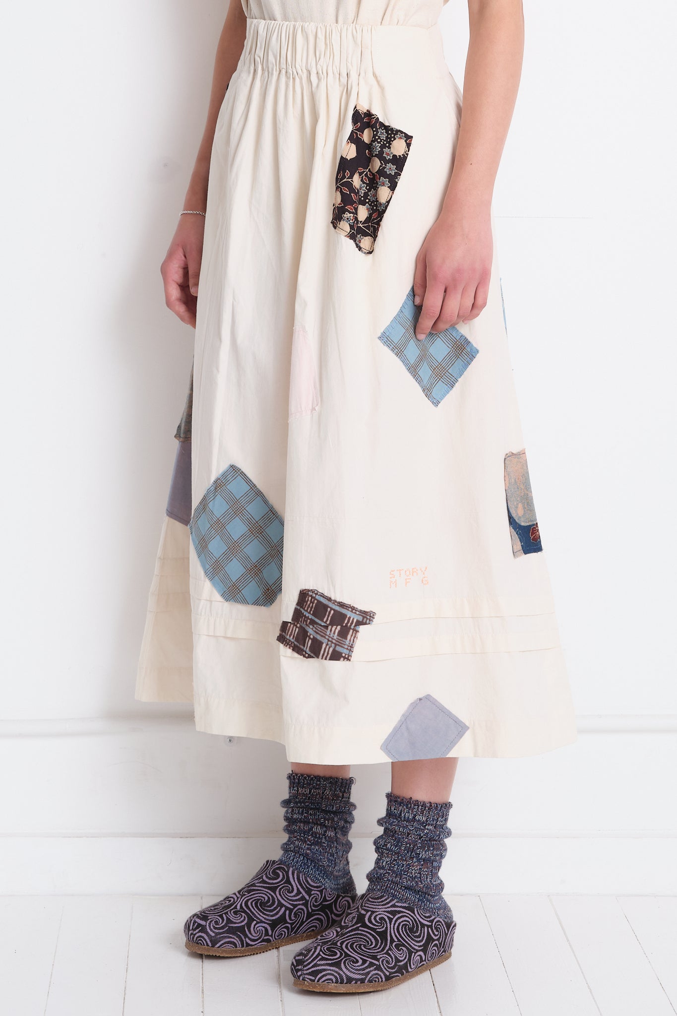 Todash Skirt - Ecru Scatter Patch