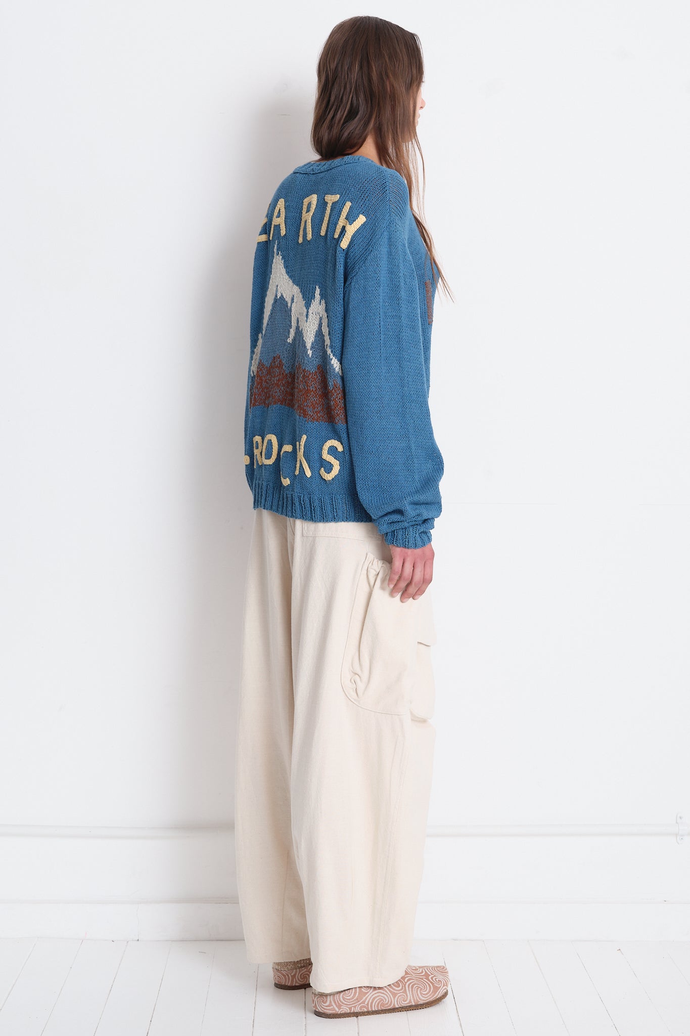 Twinsun Cardigan - Indigo Earth Rocks