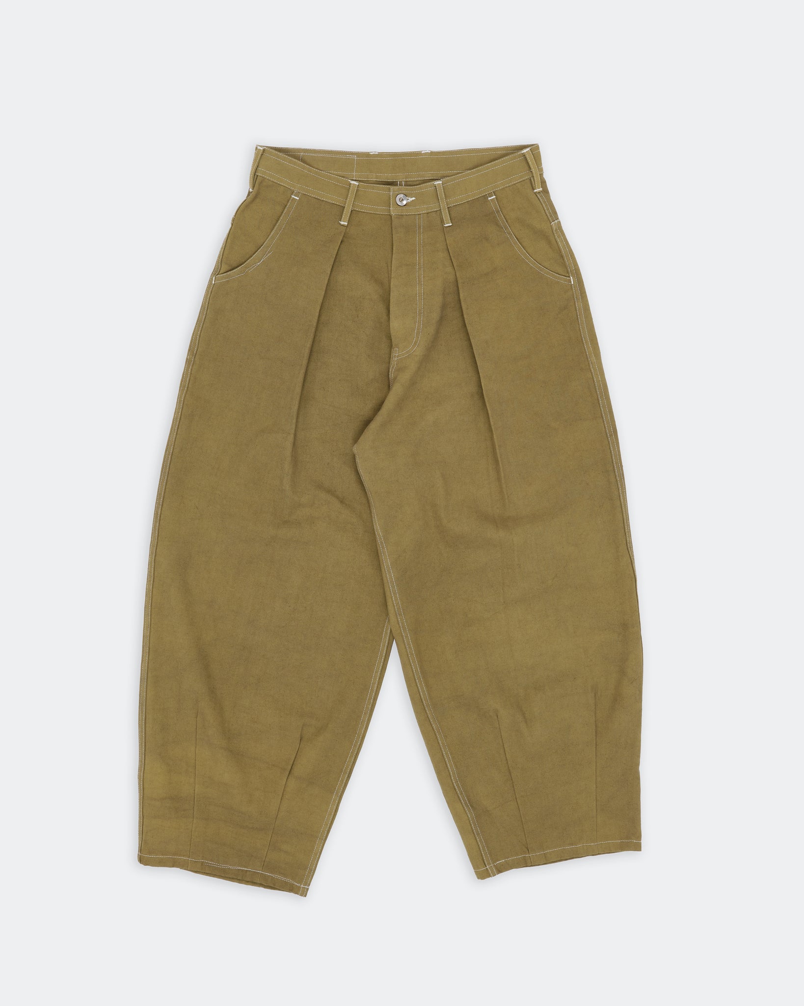 Lush Pants - Olive Wonky-Wear