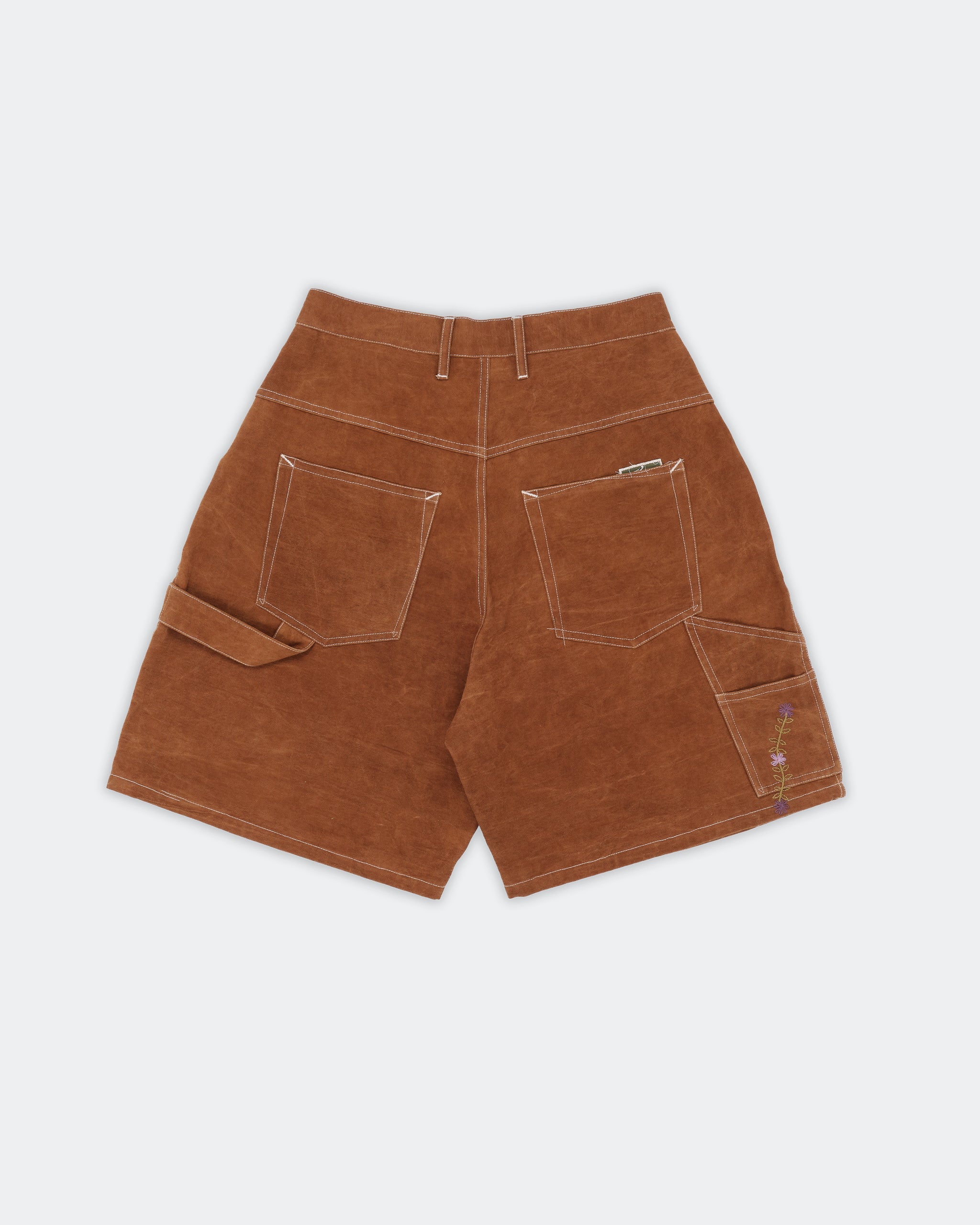 story mfg. ショートパンツ Lush Carpenter Shorts - Brown Wonky-Wear – Story mfg.