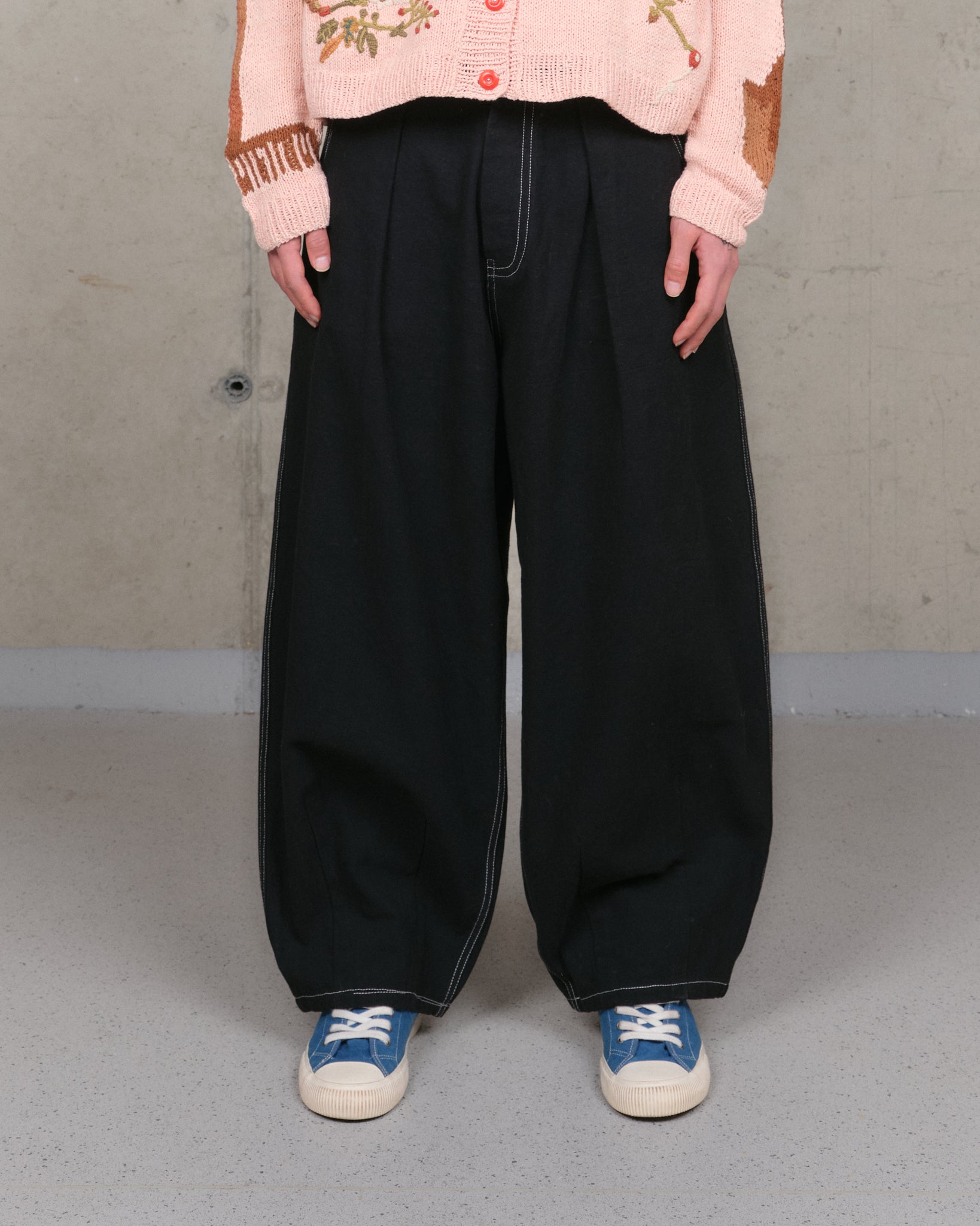 Lush Pants - Black Wonky-Wear
