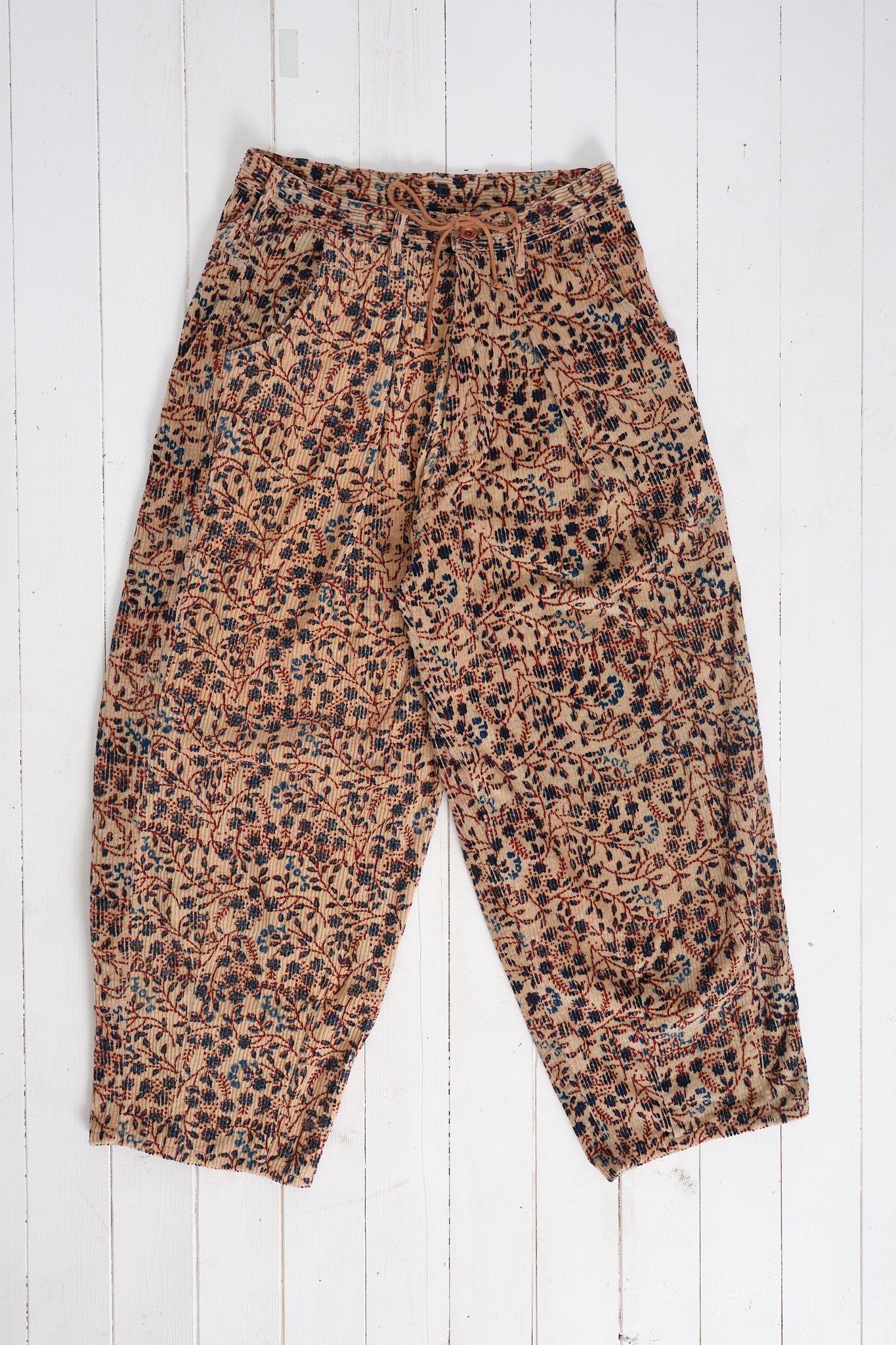 Lush Pants - Ecru Herbal Corduroy