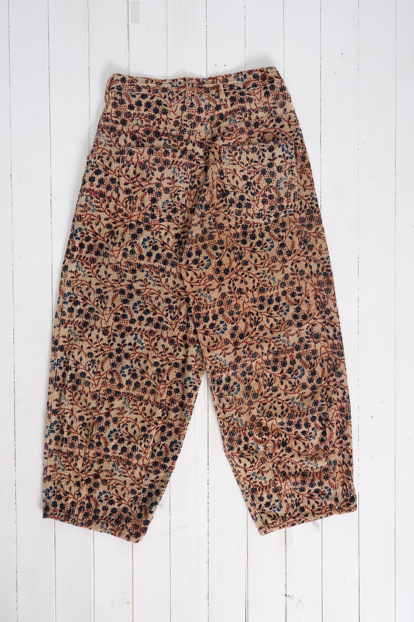 Lush Pants - Ecru Herbal Corduroy