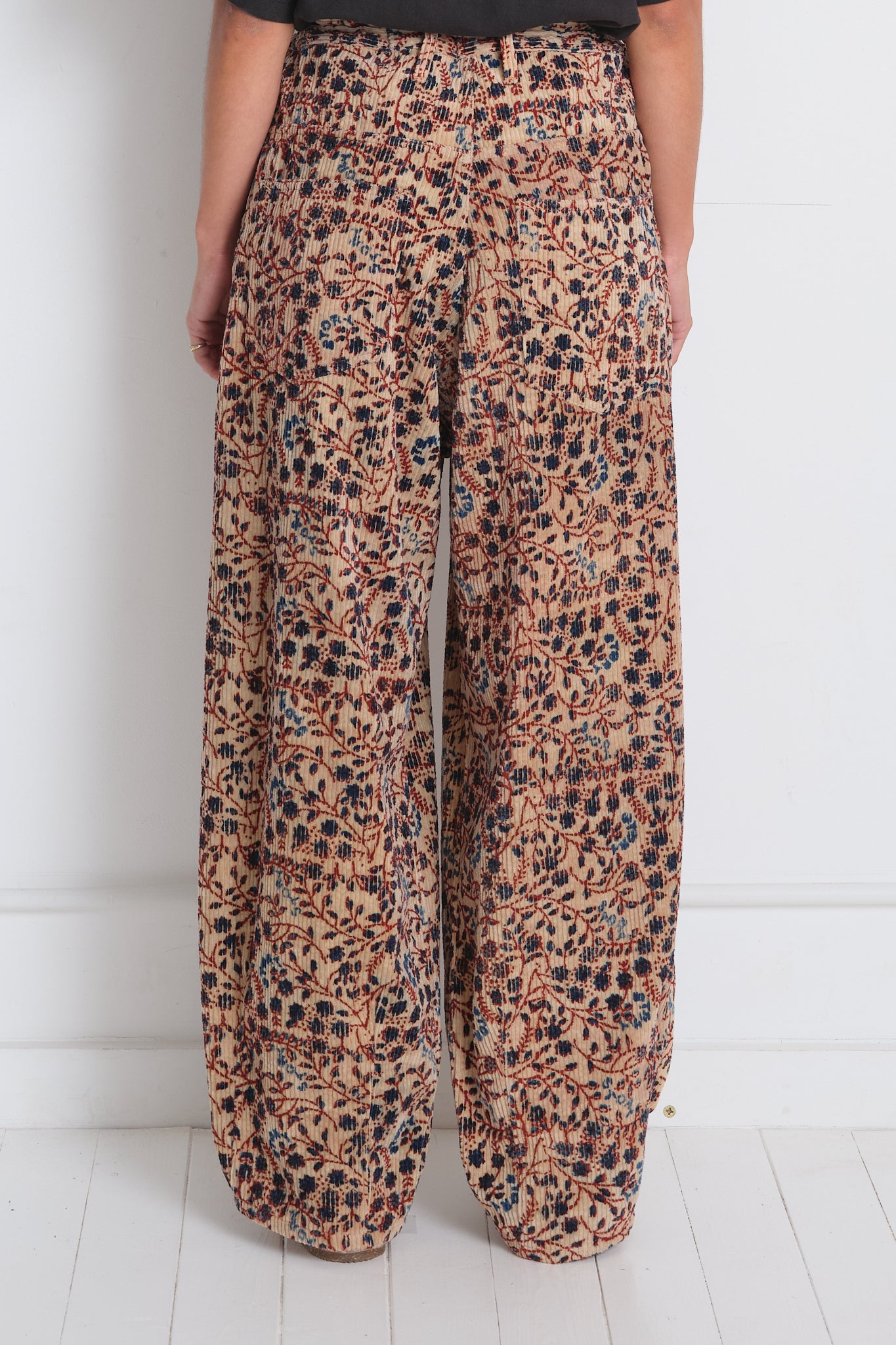 Lush Pants - Ecru Herbal Corduroy