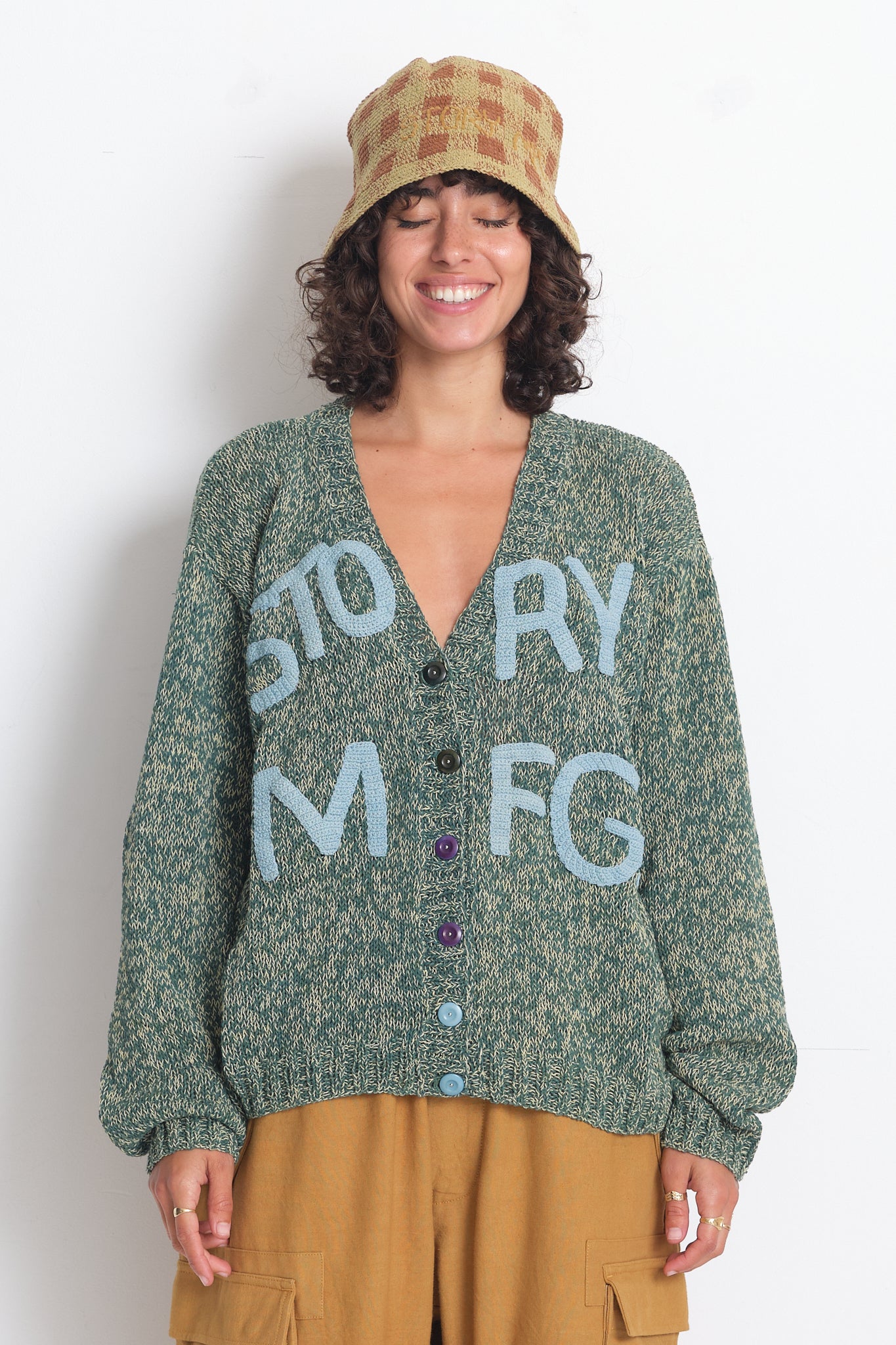 Twinsun Cardigan - Classic Twisted Green