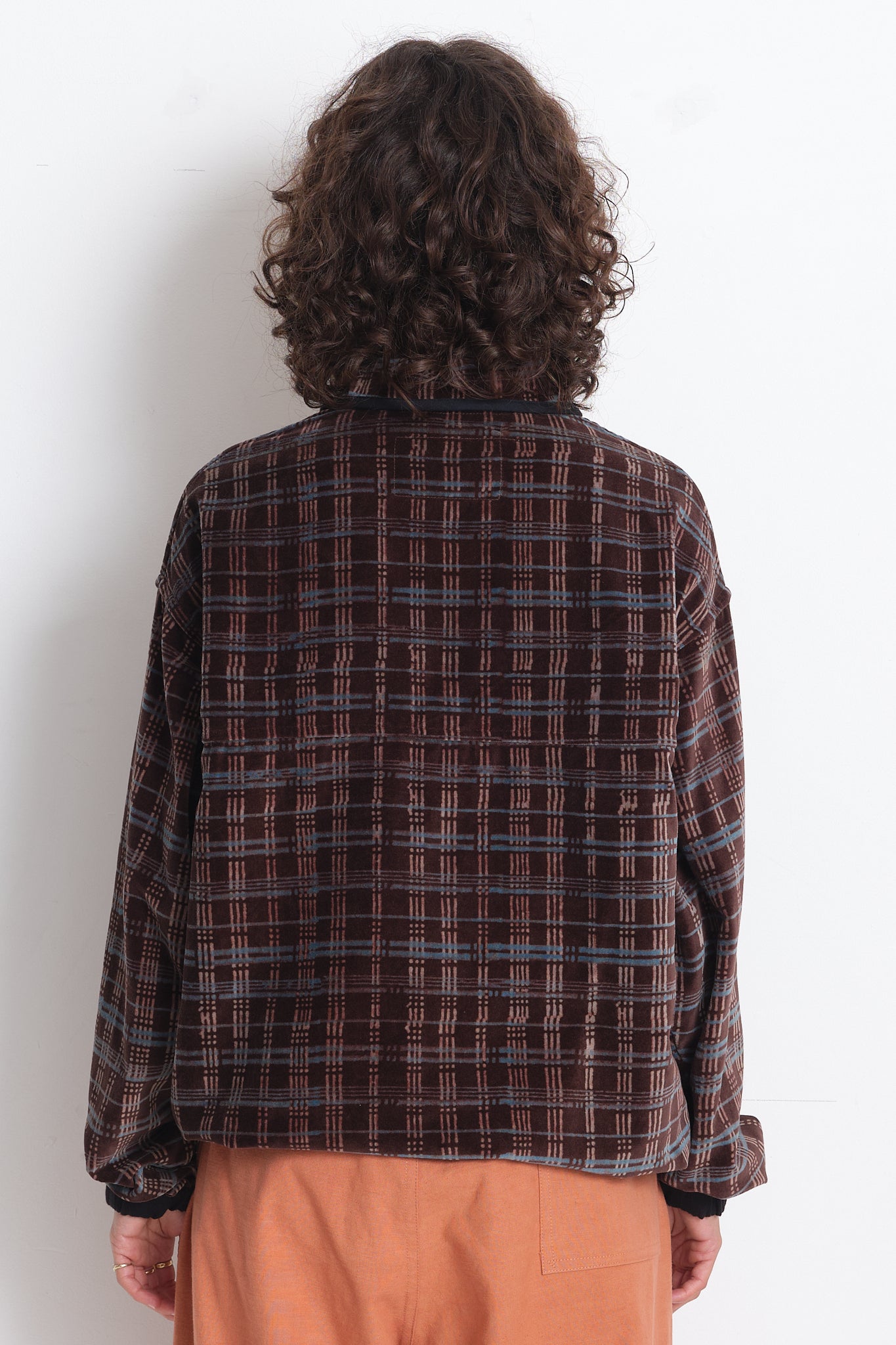 Polite Pullover - Mountain Grid Velvet