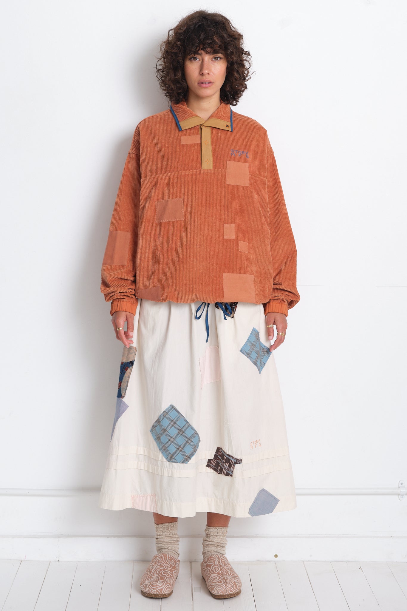 Polite Pullover - Terracotta Scarecrow Corduroy