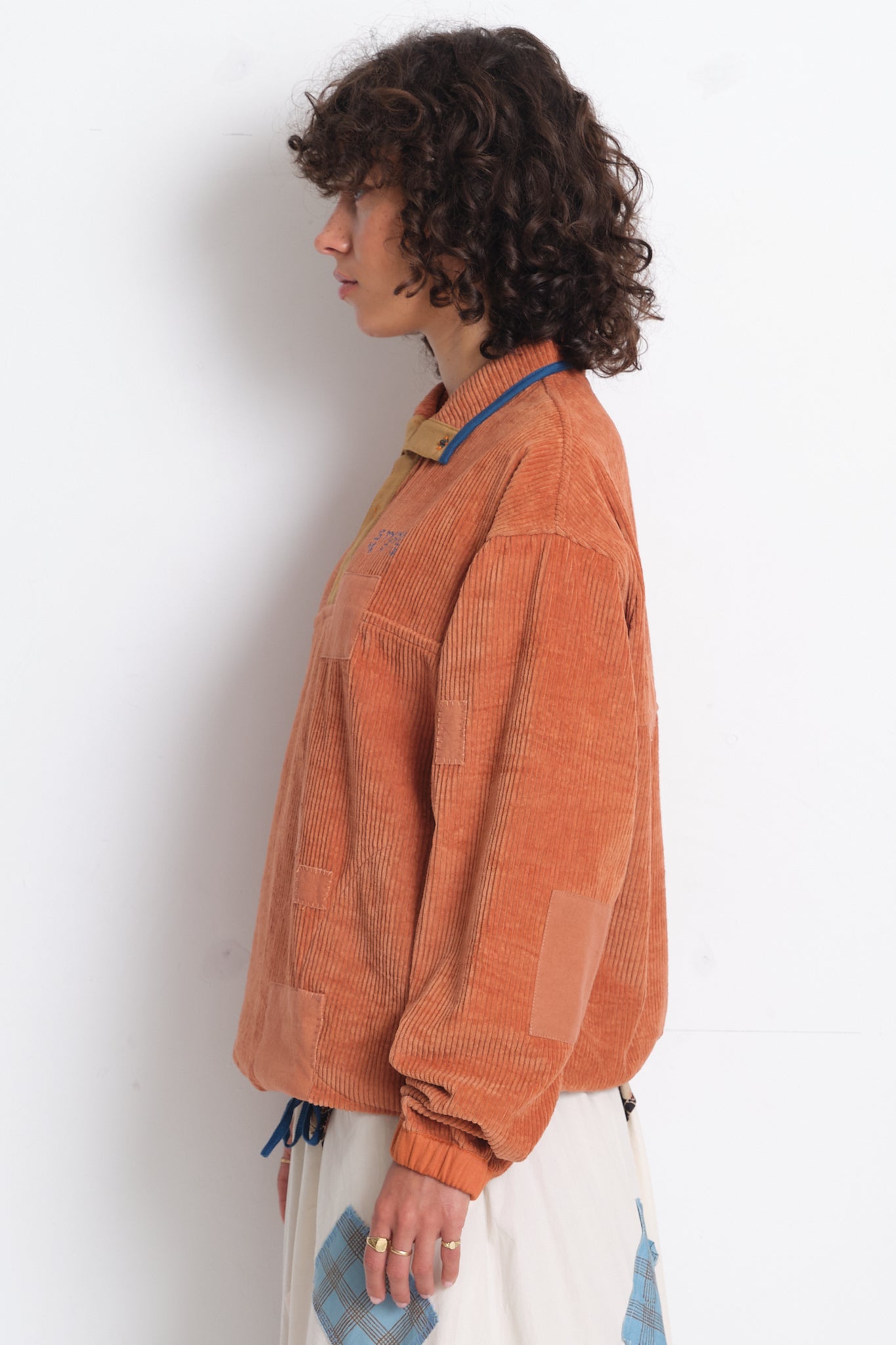 Polite Pullover - Terracotta Scarecrow Corduroy
