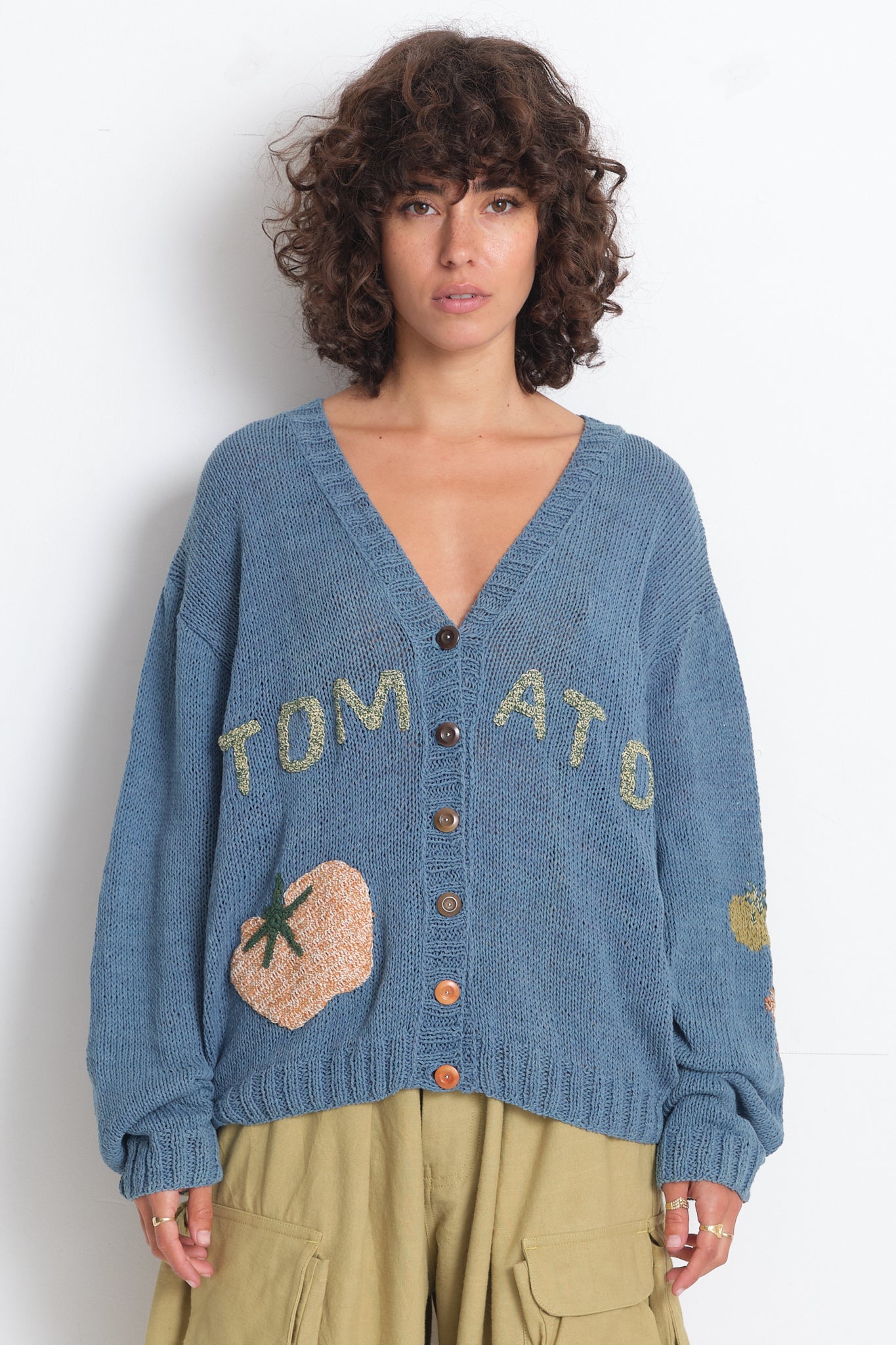 Twinsun Cardigan - Purple Toms