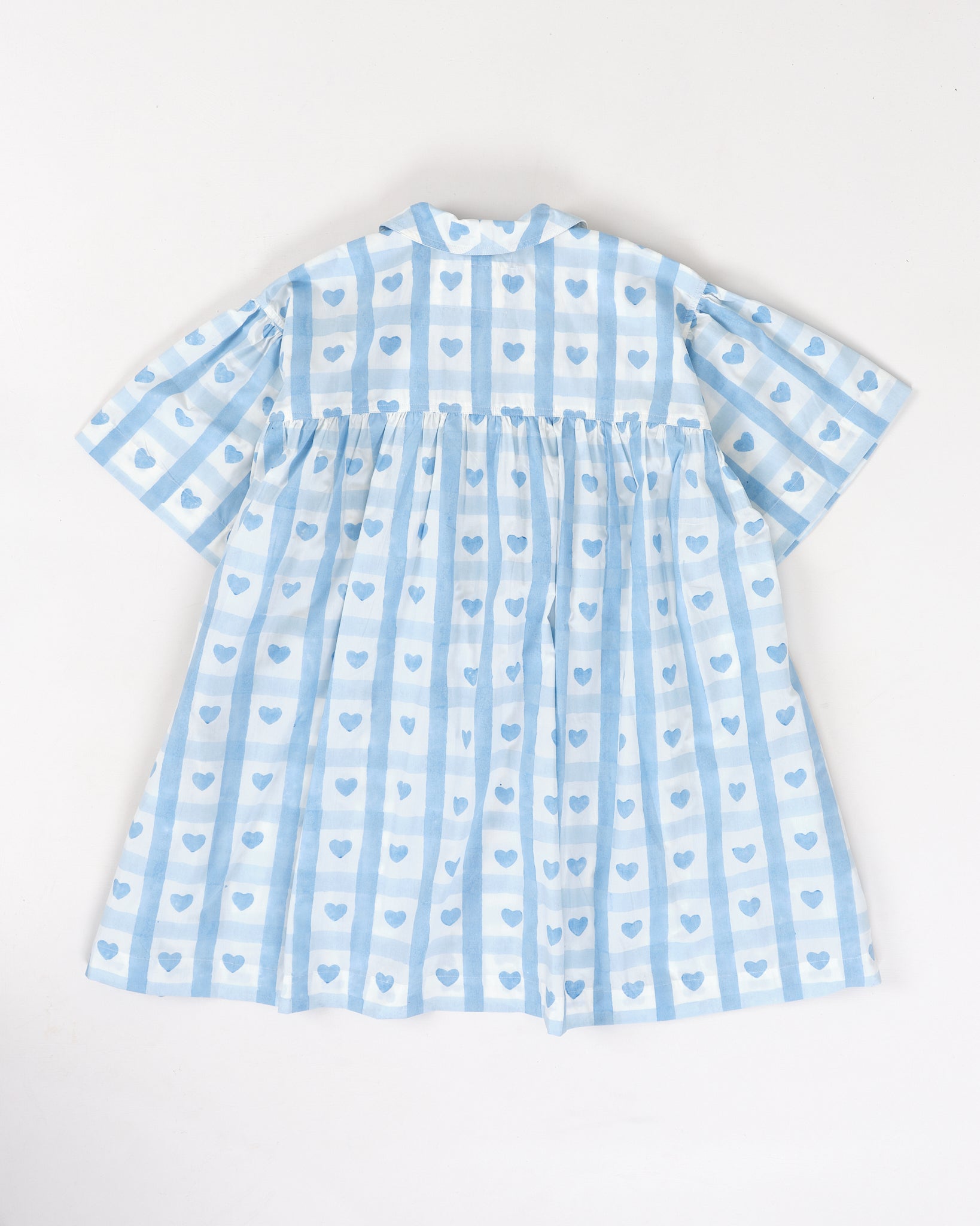 Mini Maple Dress - Blue Heart