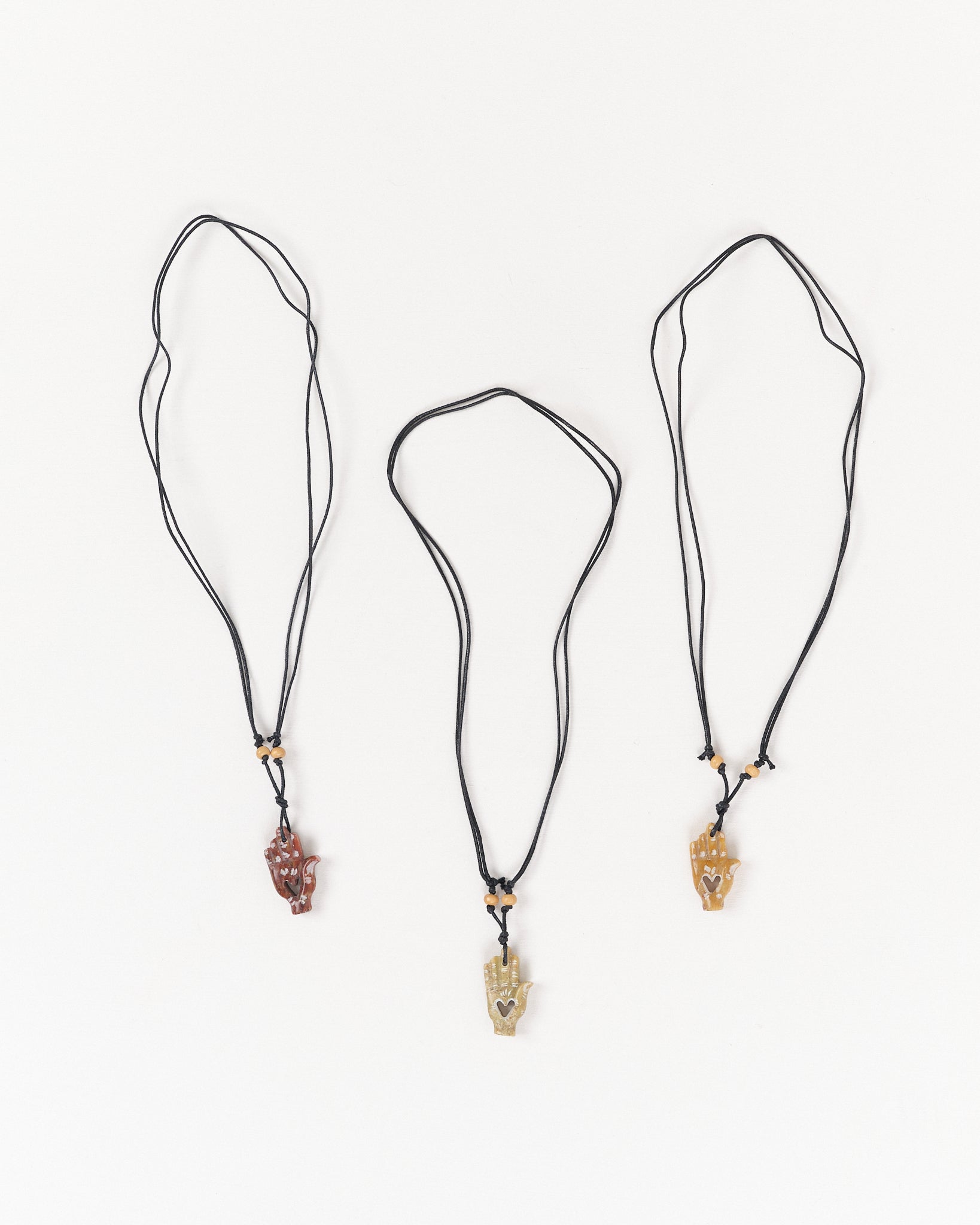 Hand Carved Necklace - Generosity Hand – Story mfg