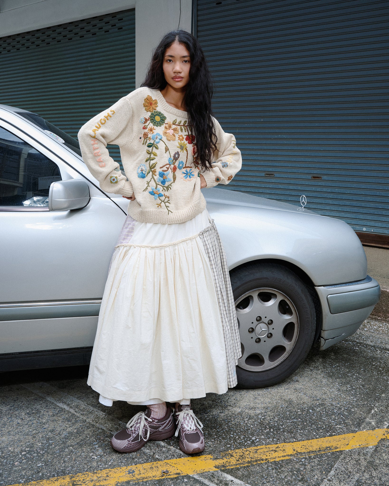 Piper Knit Jumper - Ecru Earth Laughs