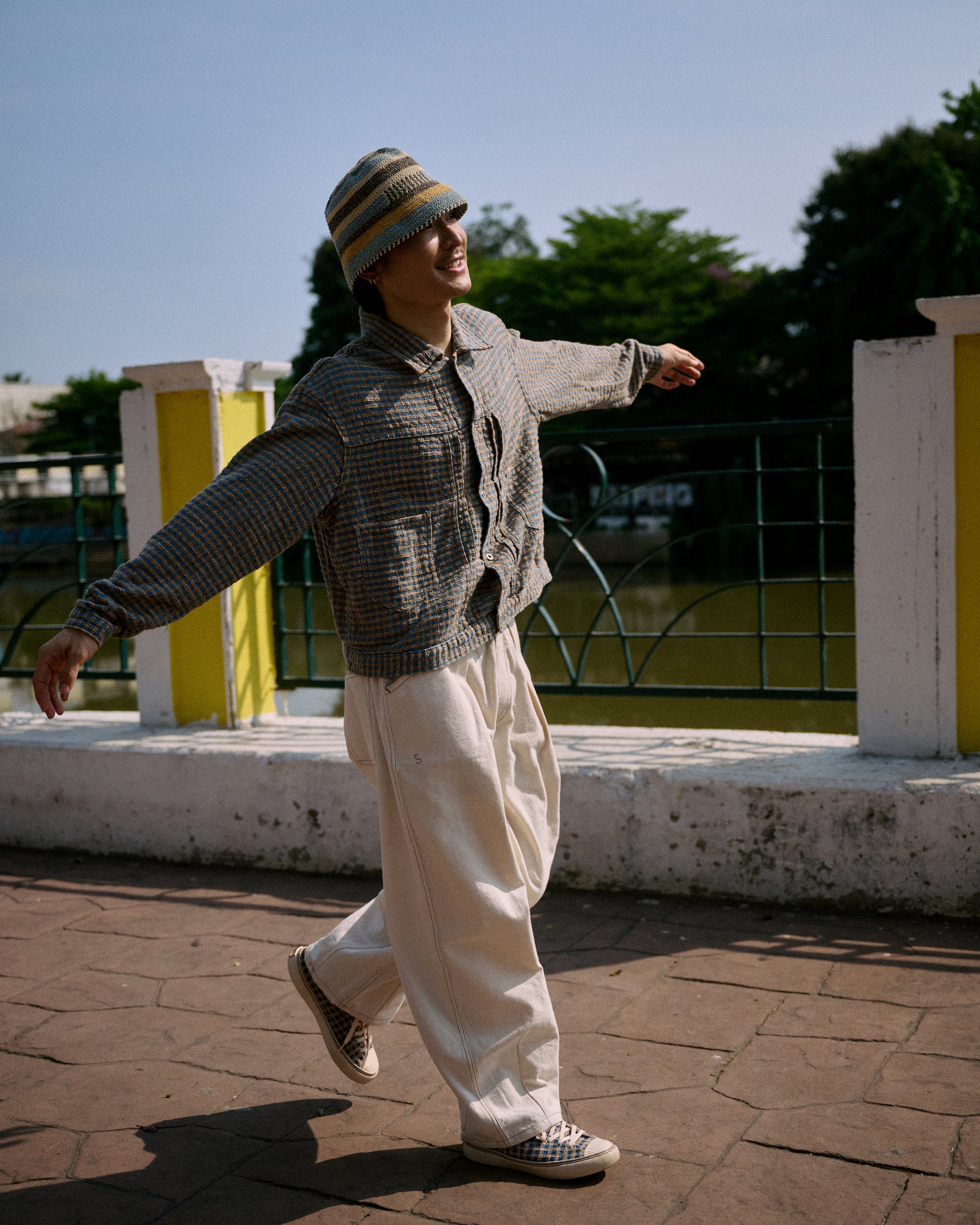 Lush Pants - Ecru Zig Zag – Story mfg.