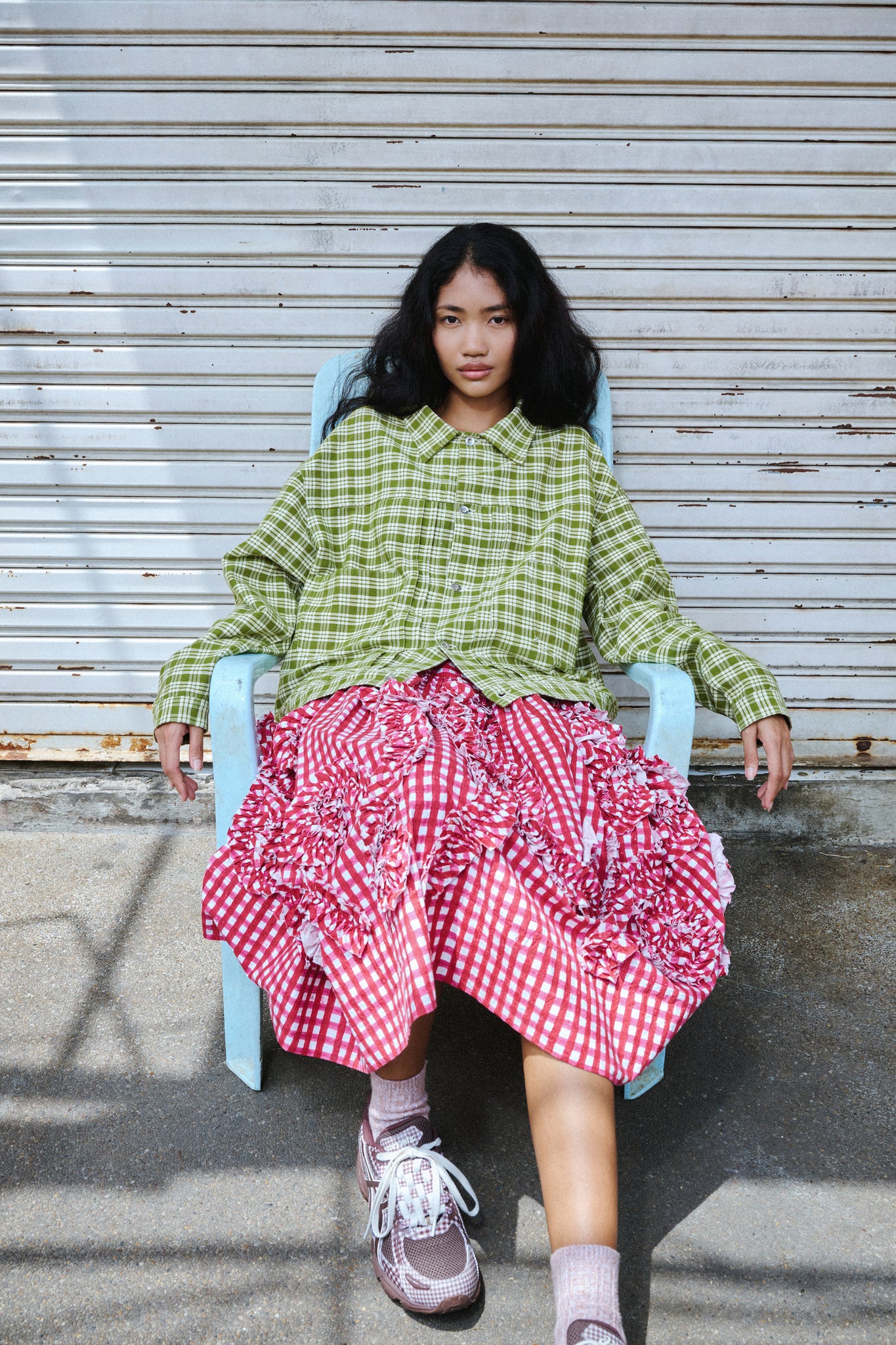 Orbit Skirt - Red Fossil