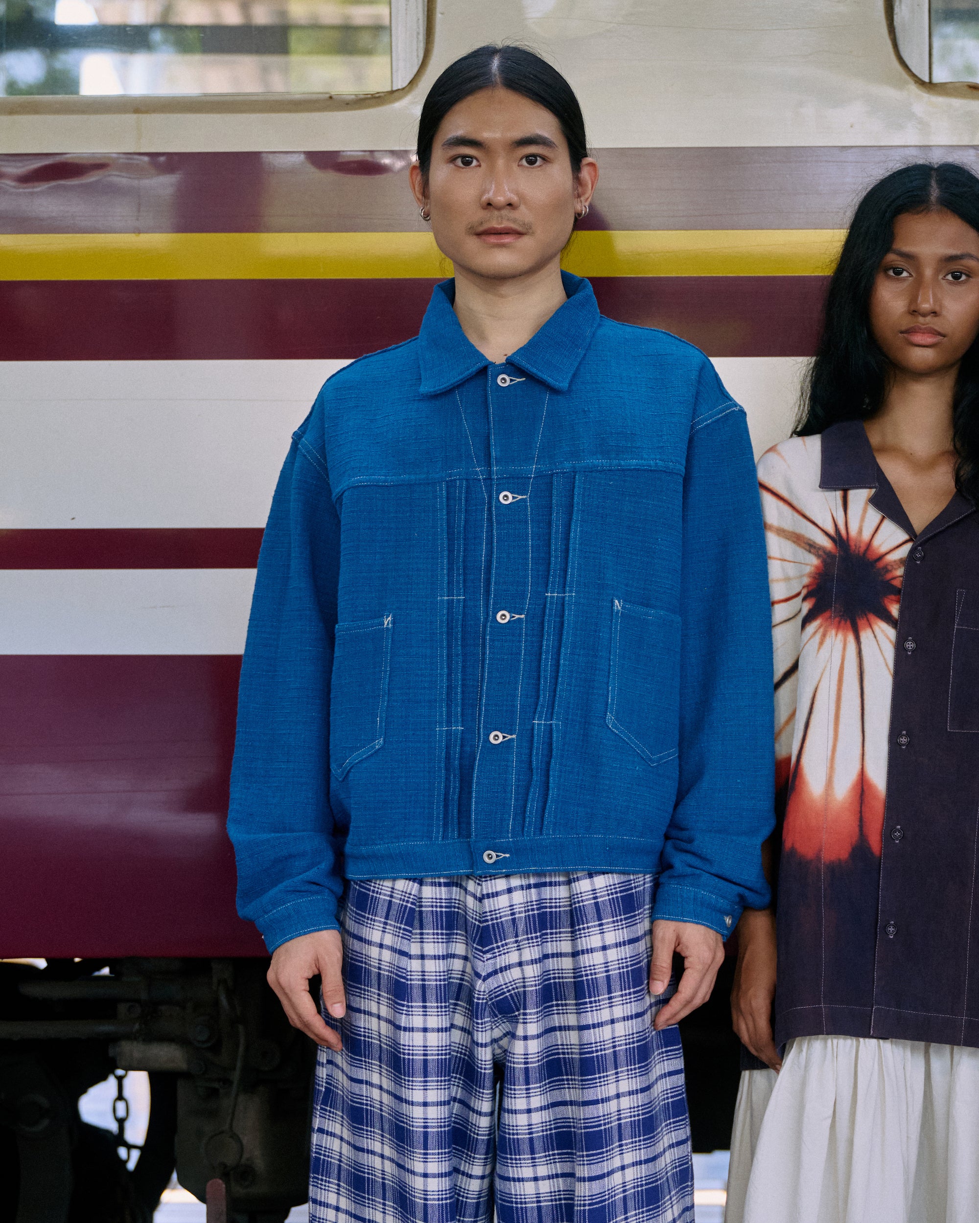 Sundae Jacket - Indigo Handloom – Story mfg.
