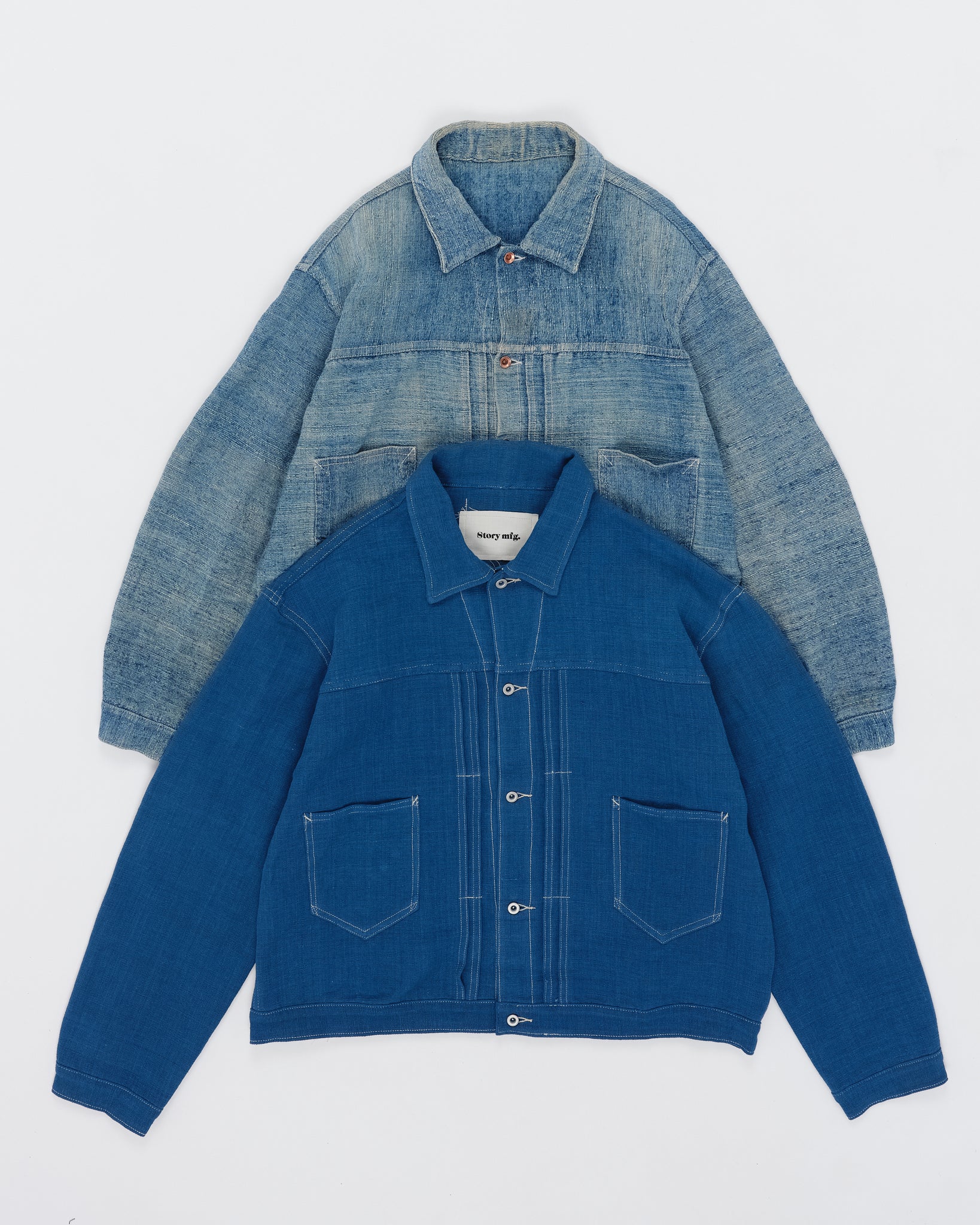 Sundae Jacket - Indigo Handloom