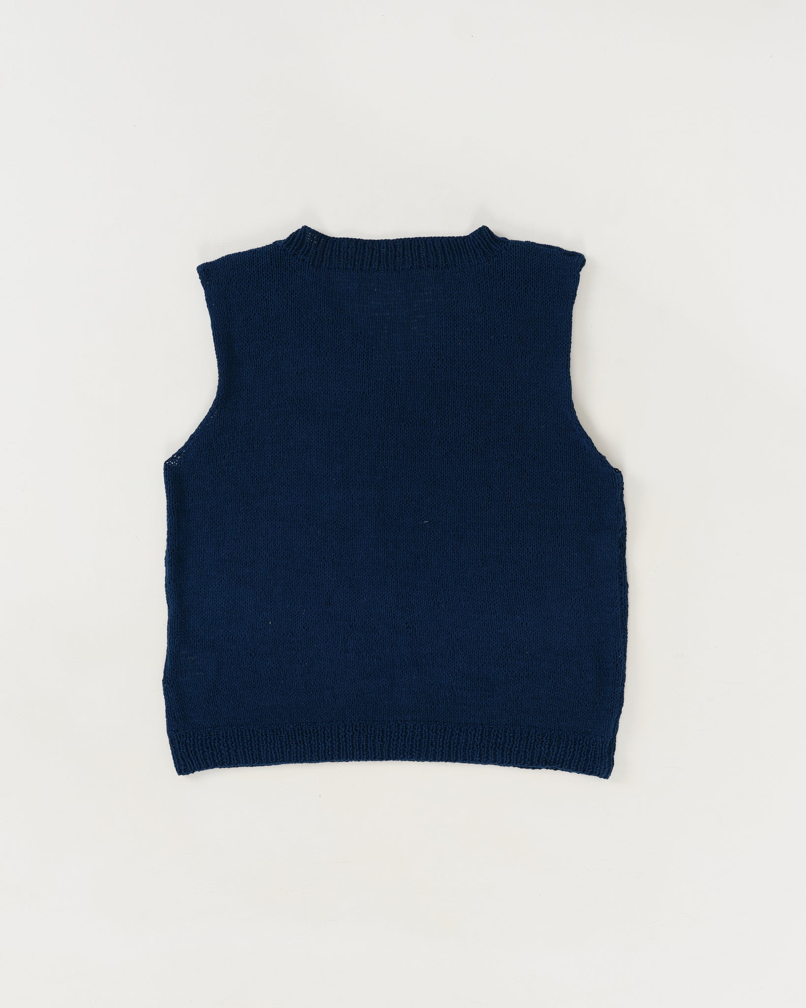 Party Knit Vest - Indigo Tree Hugger