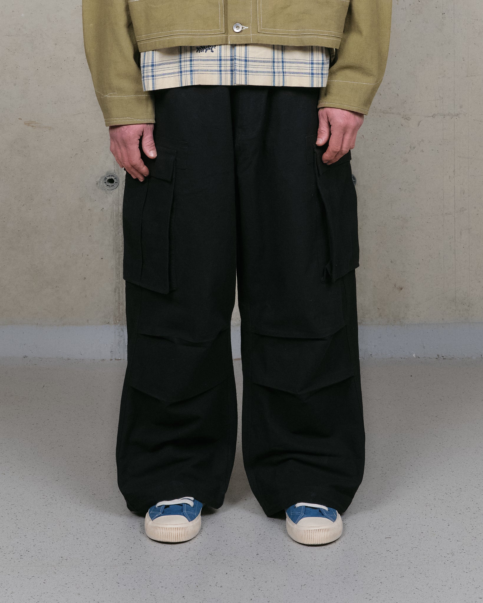 Peace Pants - Black Slub