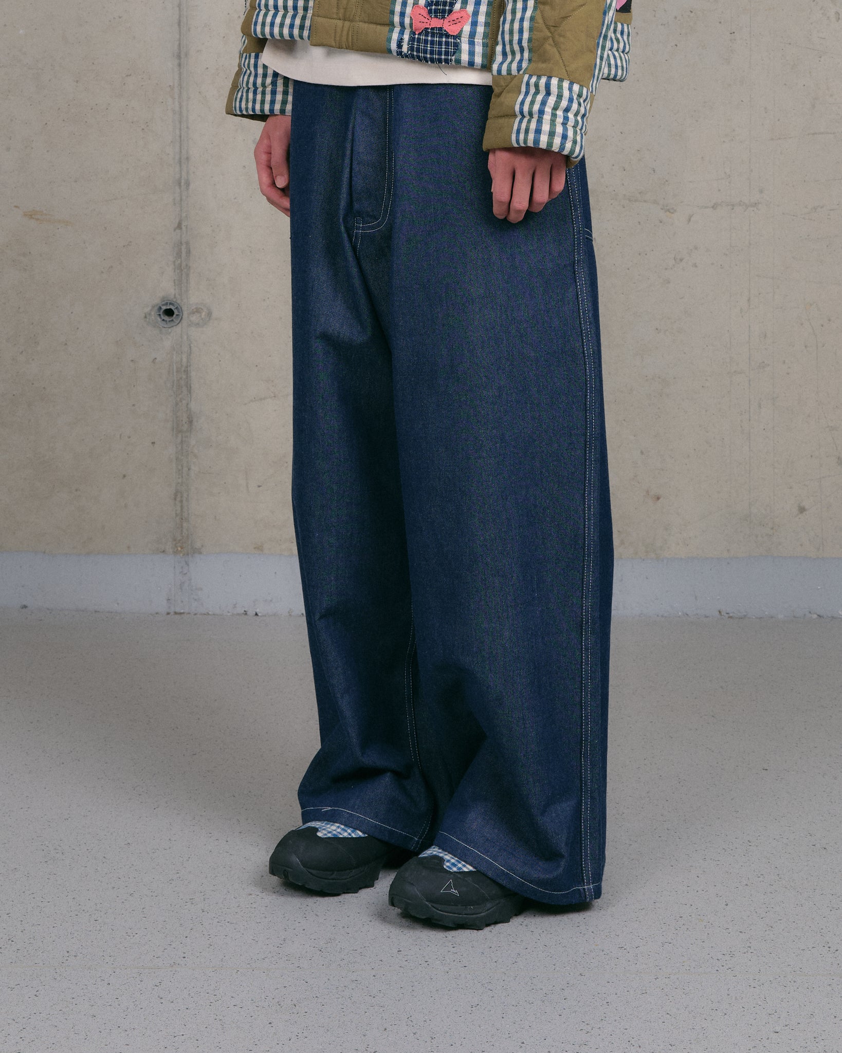 Home Jeans - Dark Denim Wonky-Wear