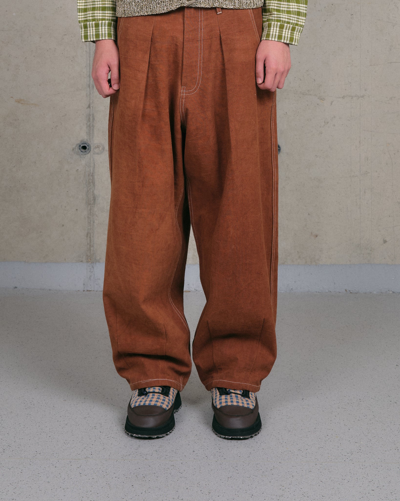 Lush Pants - Brown Wonky-Wear