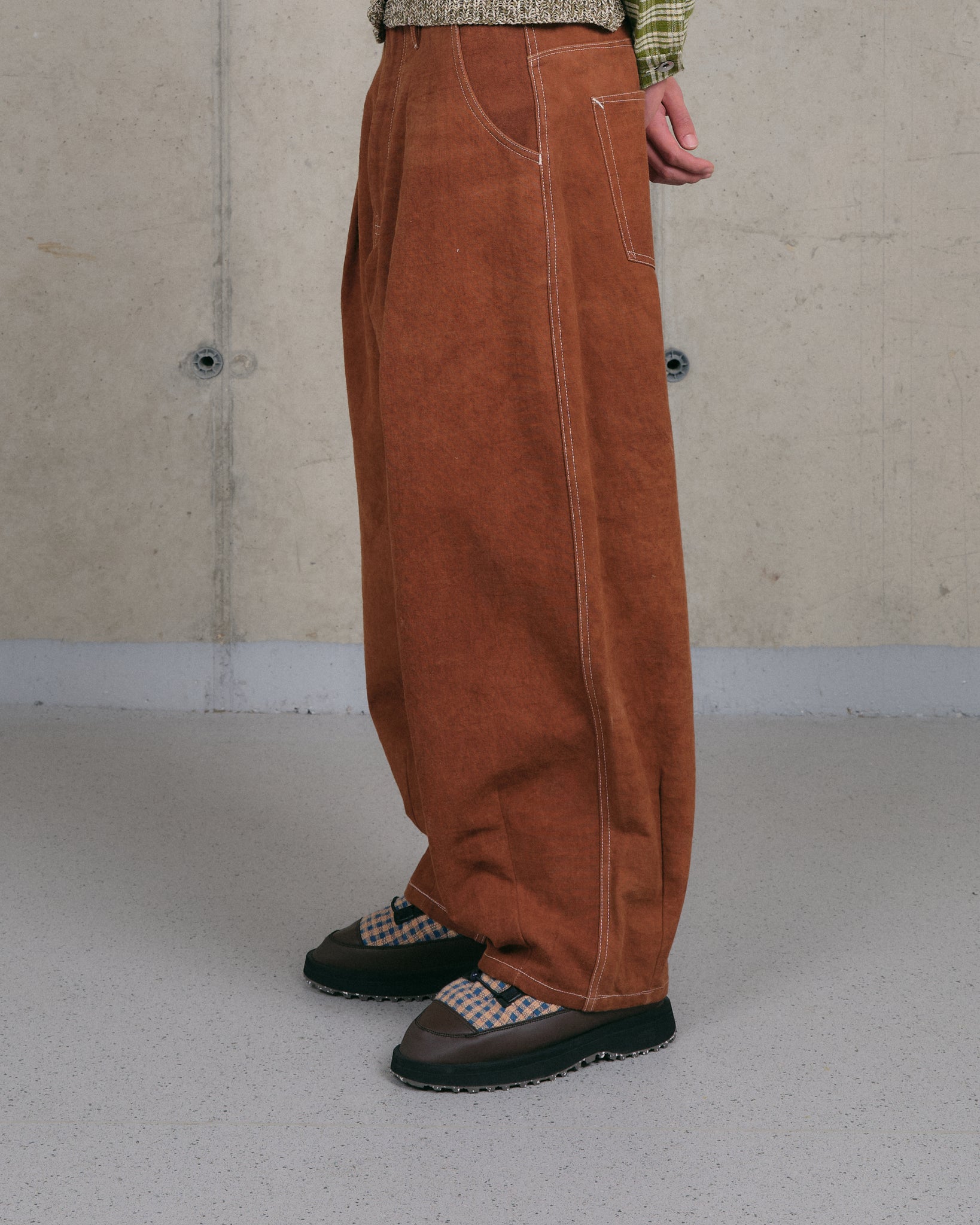 Lush Pants - Brown Wonky-Wear