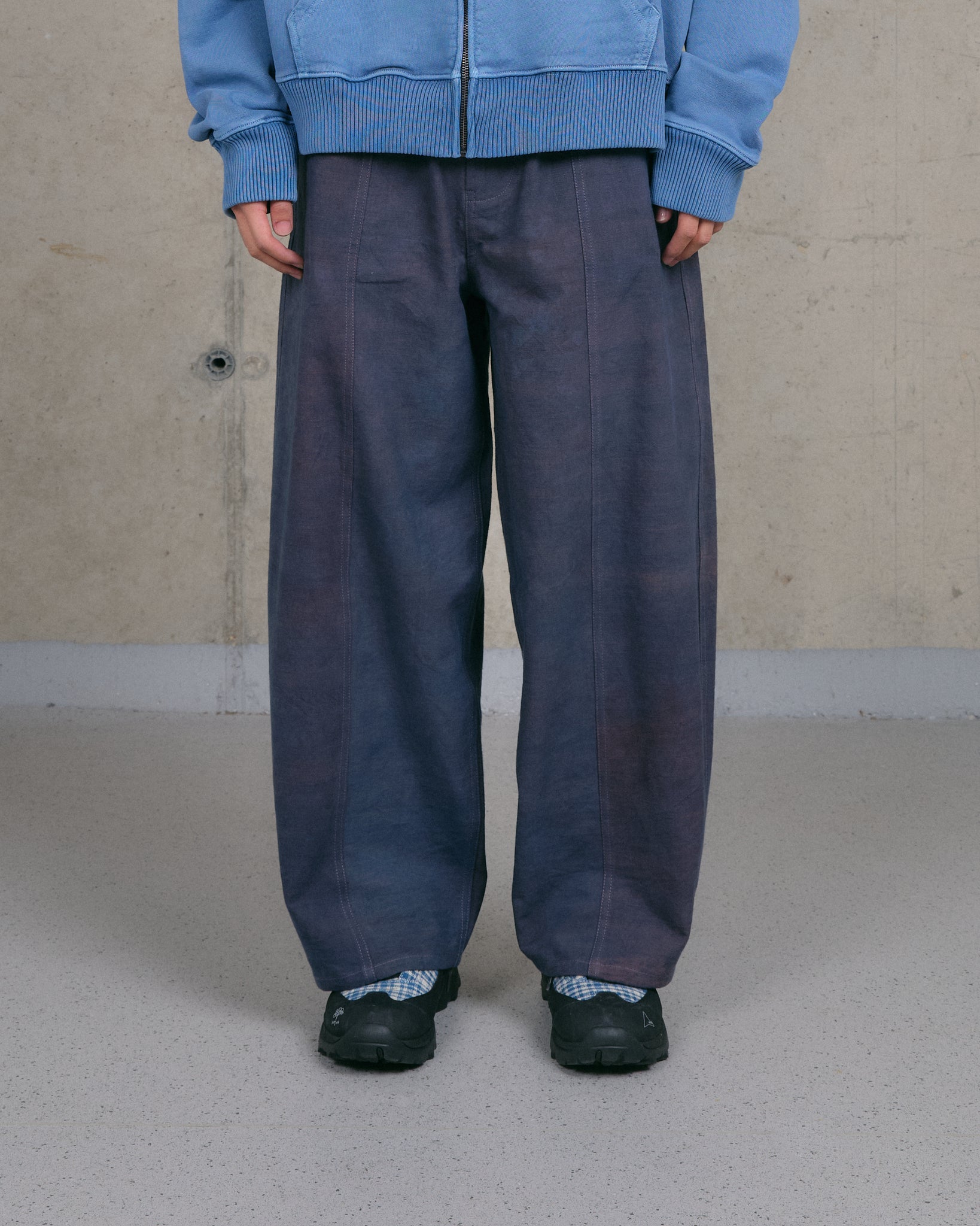 Document Pants - Purple Slub